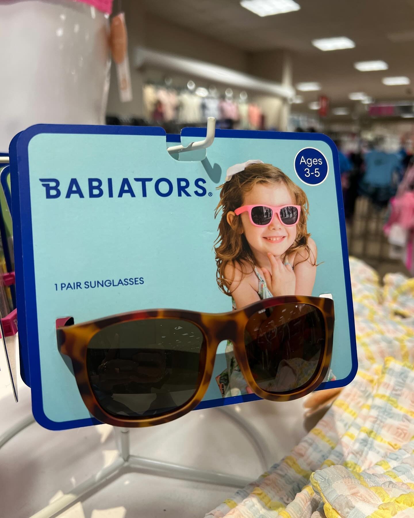 We can&rsquo;t get enough of the adorable swim accessories at @dillards 🦈 Babiators! 👶🏻🕶️