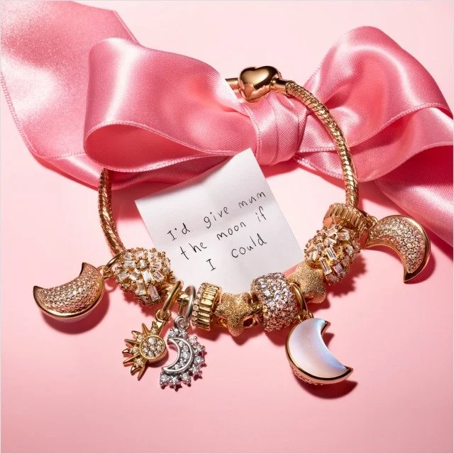 Let the moonlight guide you this season with a piece from Pandora that&rsquo;s as radiant as the one who wears it.