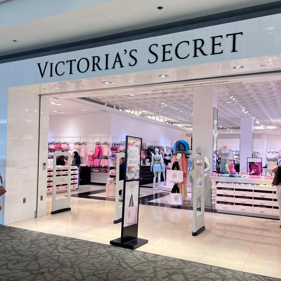 Victoria's Secret glow-up in progress! ✨ Visit the store during renovation in their temporary location on the upper level adjacent to Lenscrafters &amp; Famous Footwear.