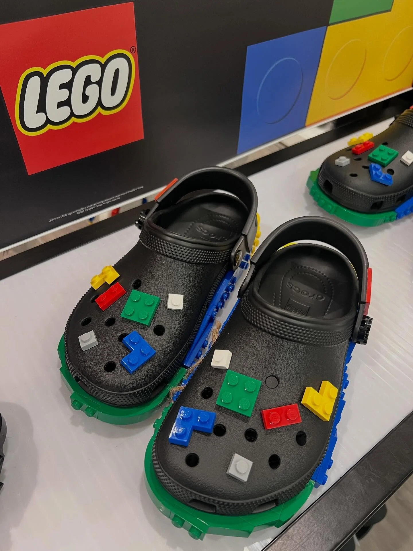 The Crocs x Lego collection is available at the Crocs store at La Palmera! Which one is your favorite?