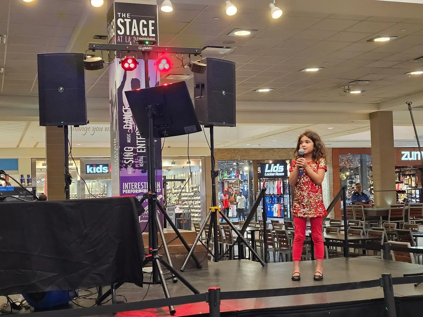 Karaoke at La Palmera today from 6pm-8pm in the Food Court! 🎤 Whether you can sing or not, the stage is all yours every Monday starting today as part of our Camp La Palmera summer series. 🏕️✨

Other daily events include bingo, arts &amp; crafts, st