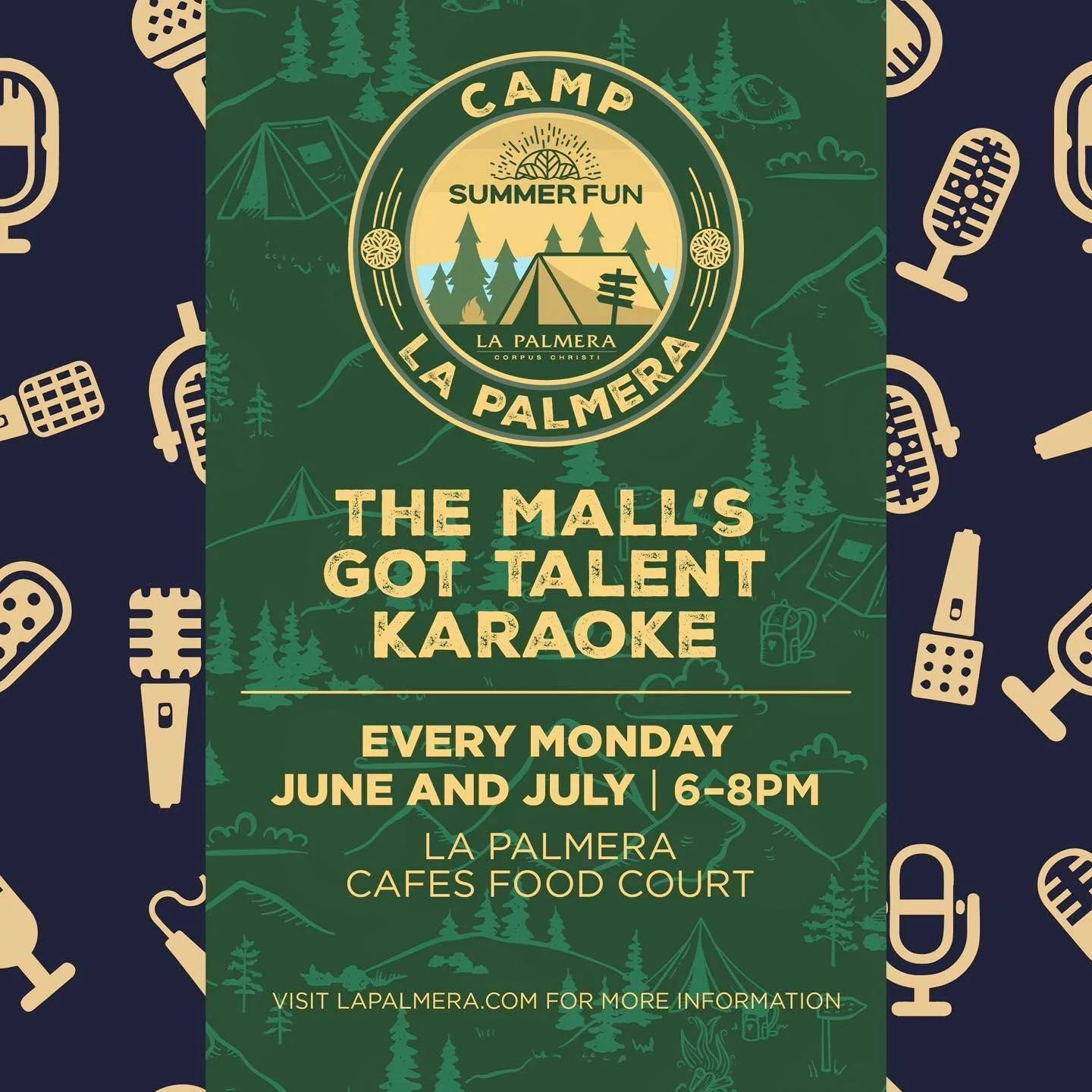 Grab your camp crew and join us for a week packed with laughs, creativity, stories, and memories made right here at the mall. From show-stopping karaoke to classic bingo nights and hands-on camp adventures, there&rsquo;s something for every age group
