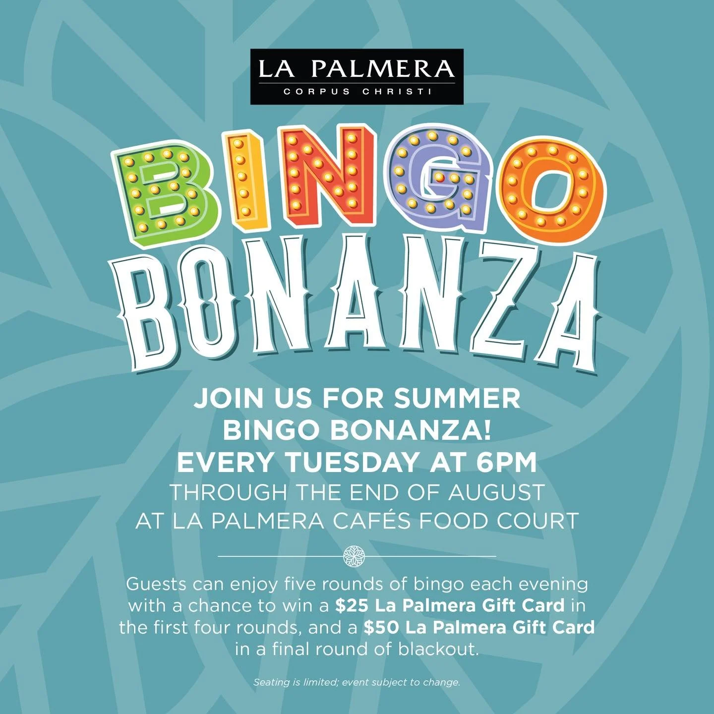 Only two bingos left of the summer! Who&rsquo;s coming out today??? 👀🙌