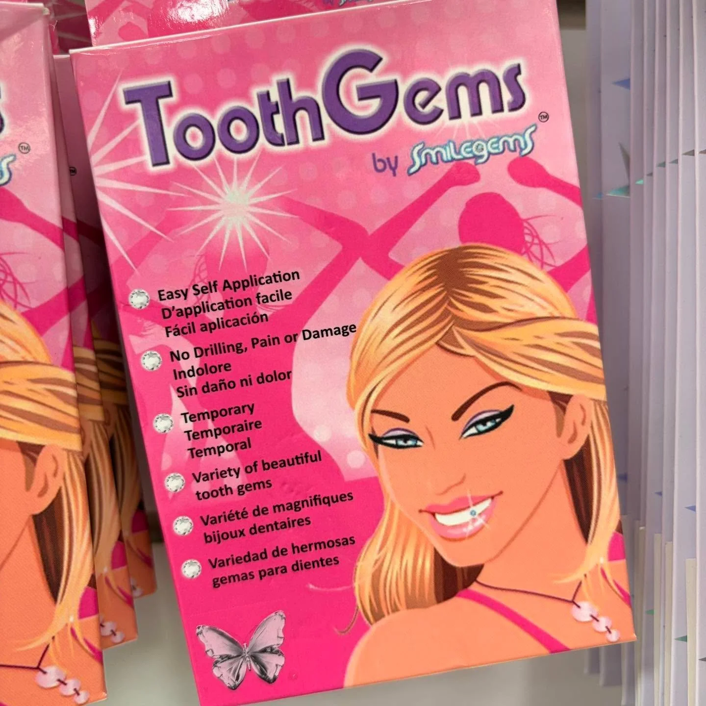 Tooth, hair, or face! Add a little sparkle to your weekend with accessories from Claire's ✨