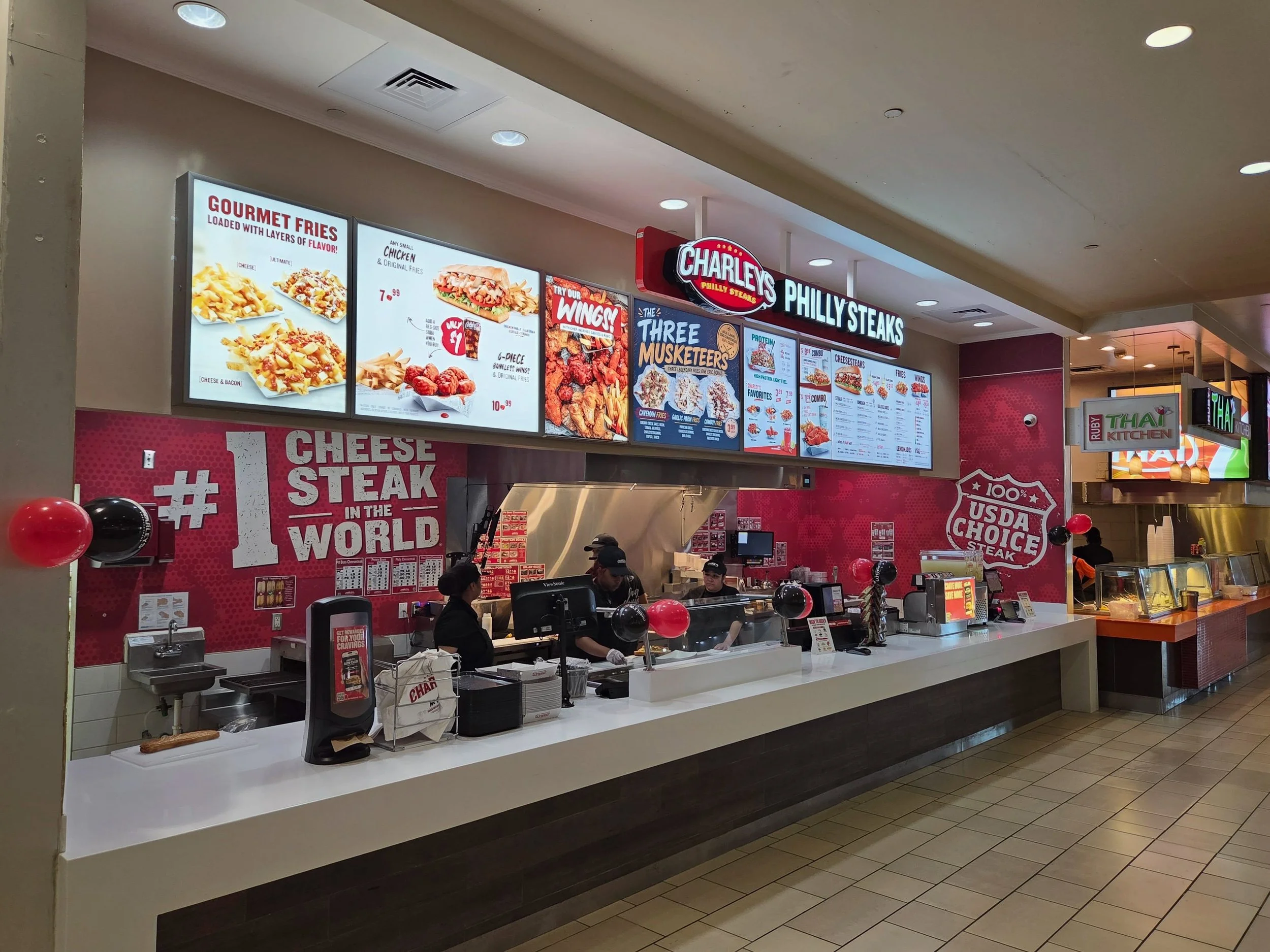 Look what&rsquo;s back at La Palmera! We are excited to have @charleyscheesesteaks back in the Food Court. Stop in for a delicious sandwich and cheese fries!