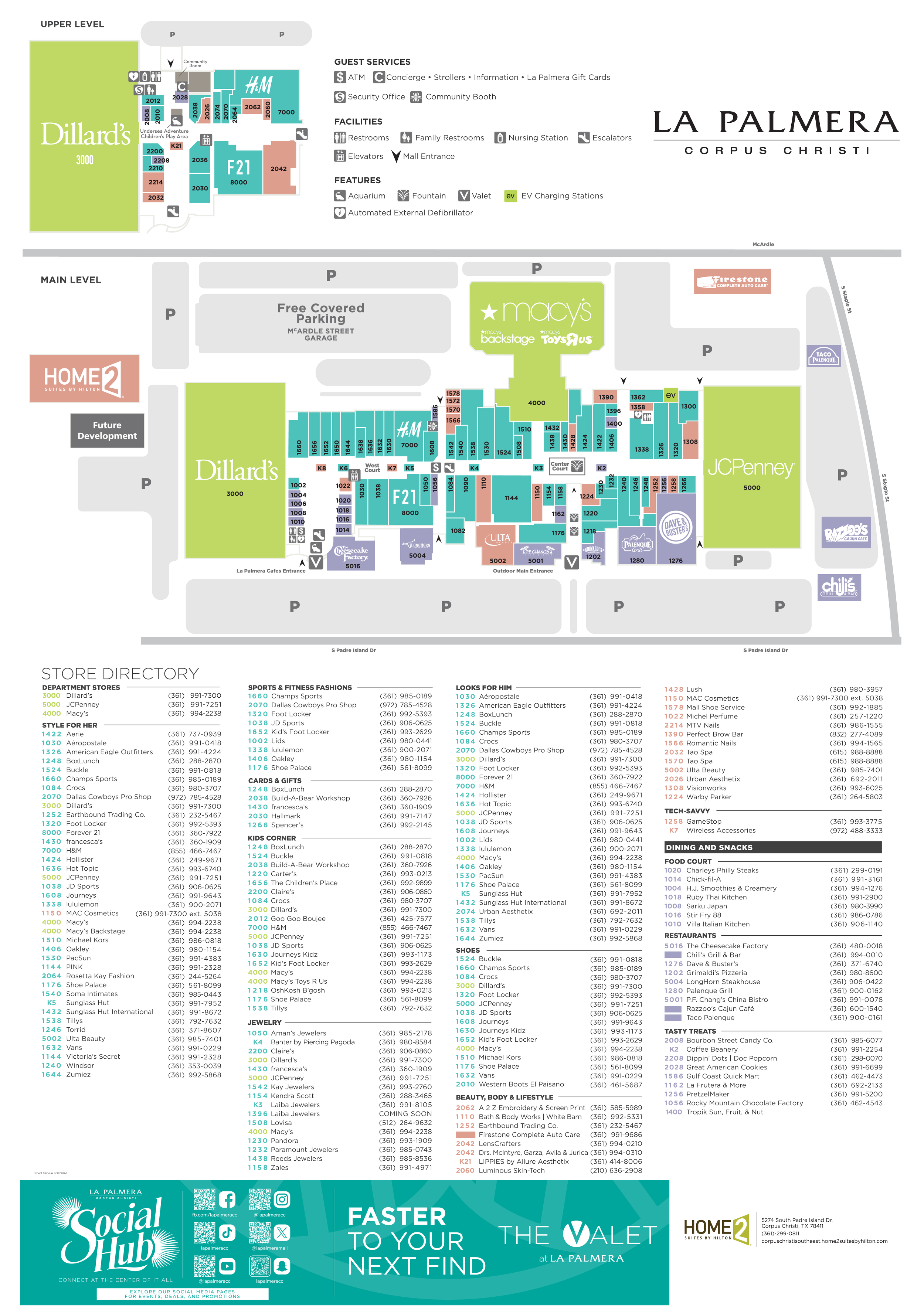 Mall Directory — LaPalmera Mall