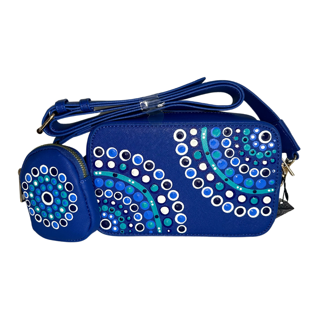 Crossbody Bag- Capri Blue
