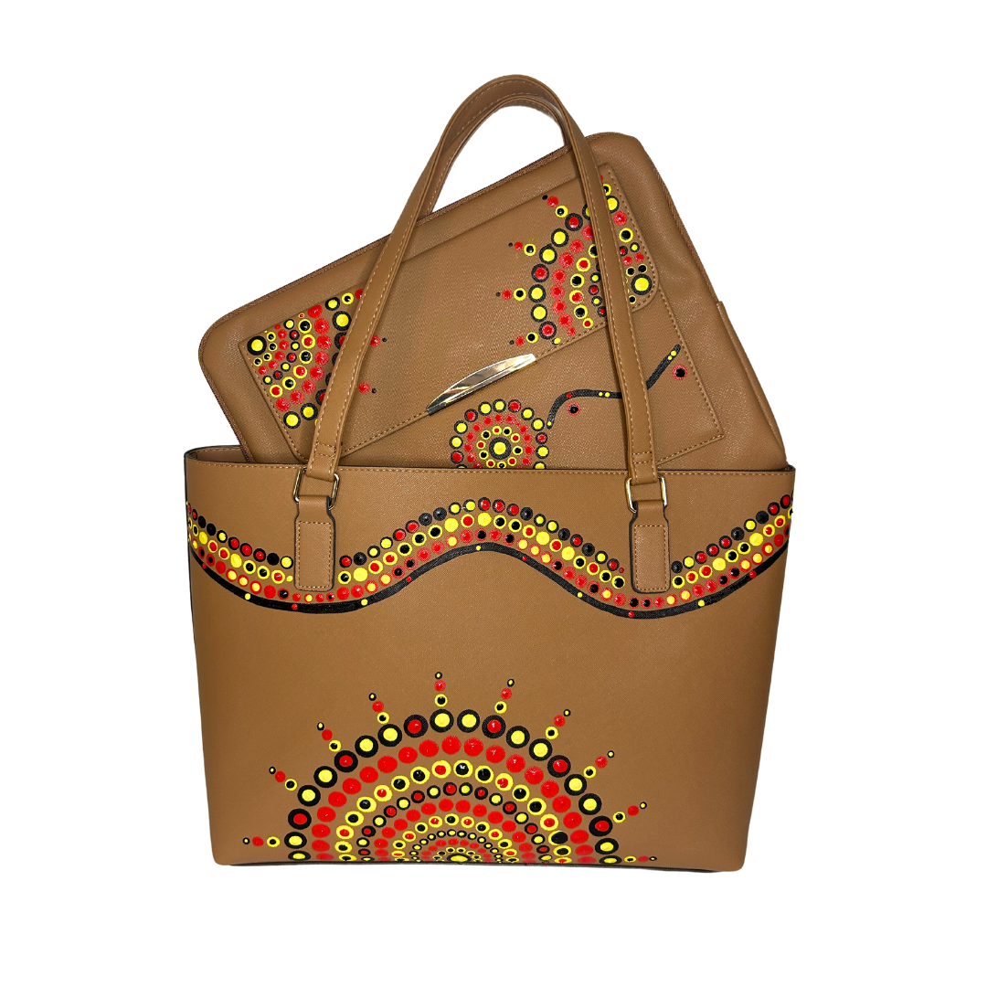 Tote Bag & Laptop Case- Aboriginal 1.0