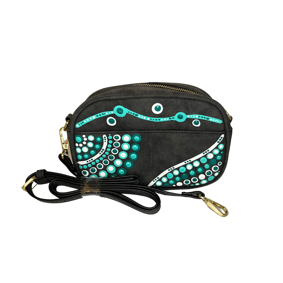 Front Pocket Crossbody- Green