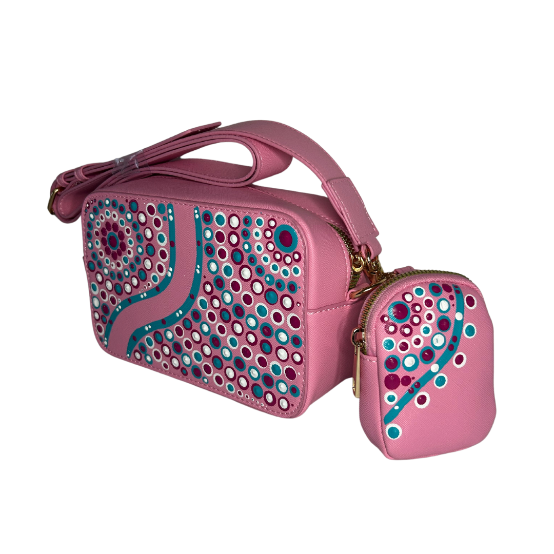 Crossbody Bag- Pink 2