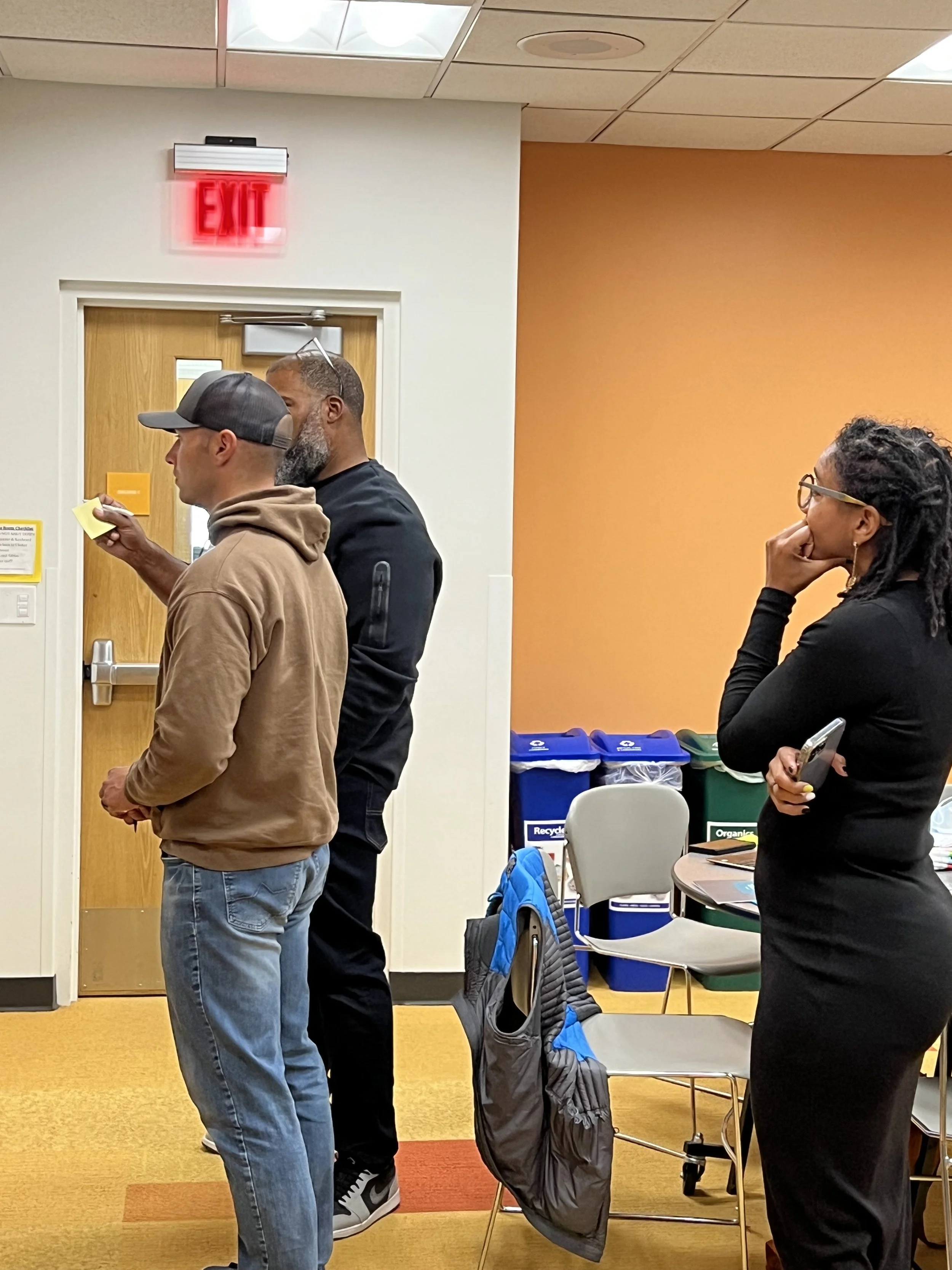 Teachers busy discussing the 2892 Rondo story