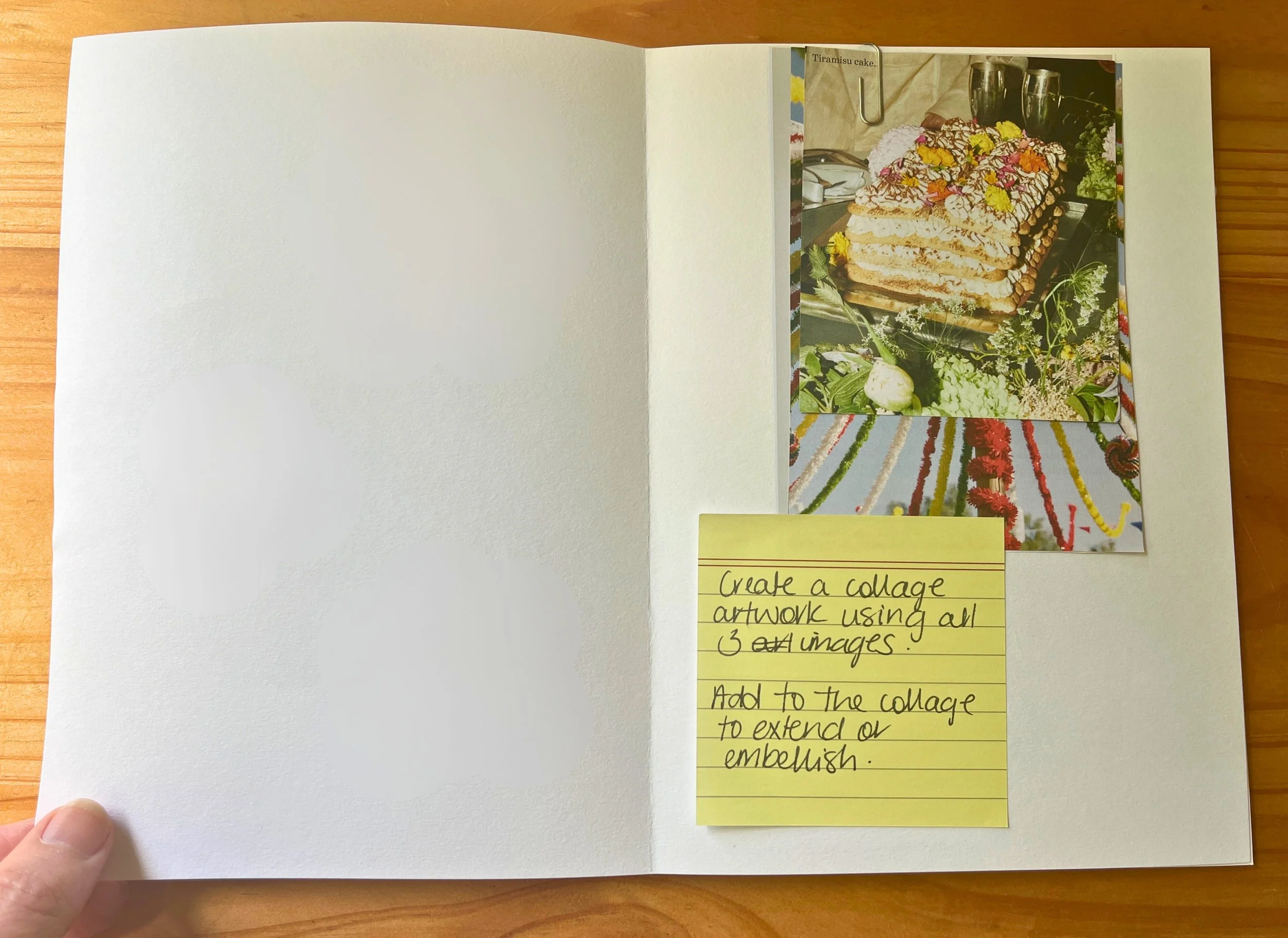 Artbooks for colleagues - prompts/suggestions