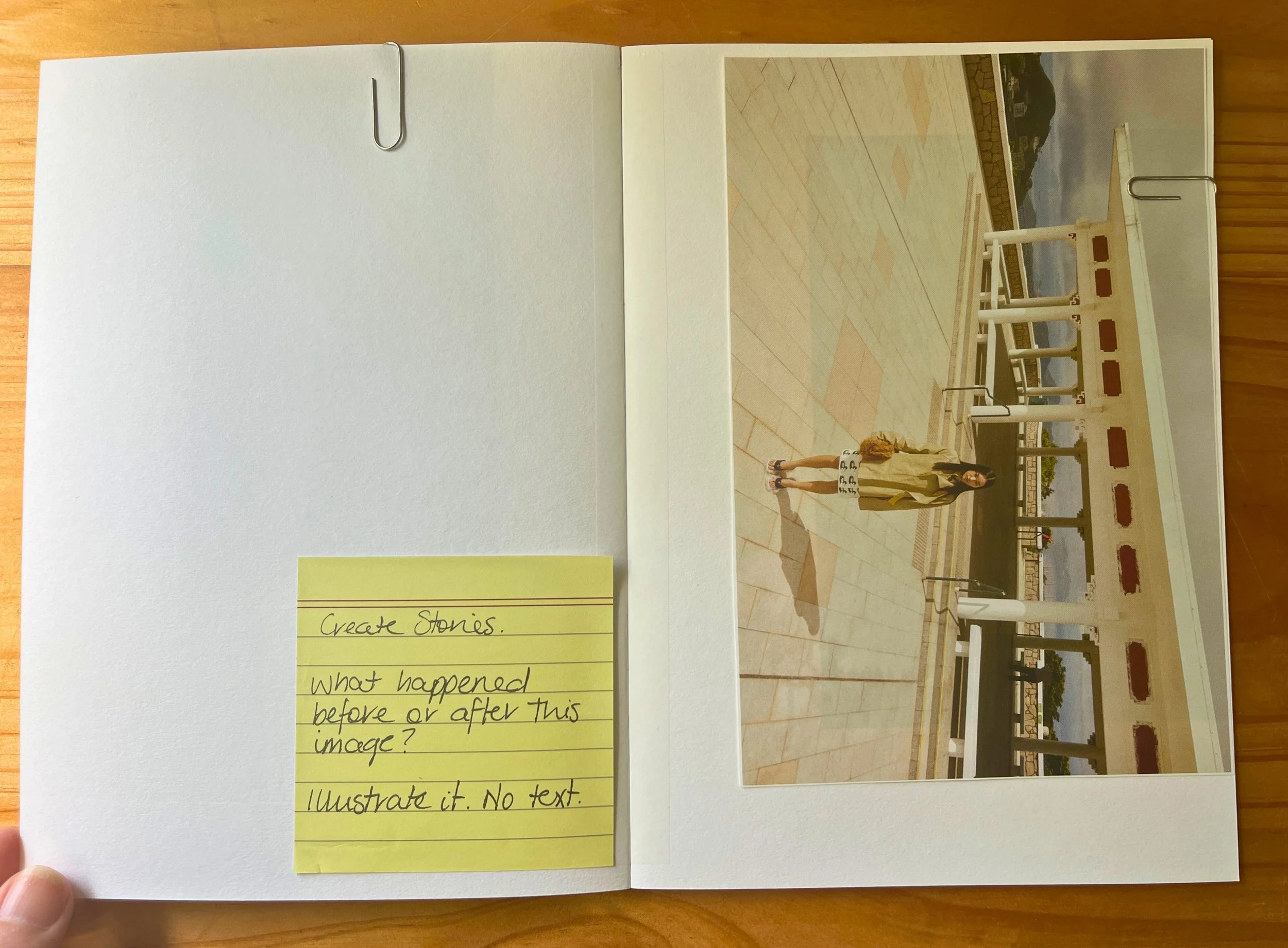 Artbooks for colleagues - prompts/suggestions