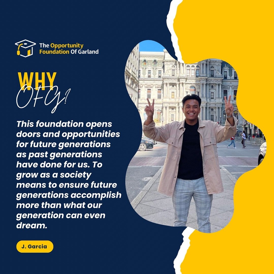 📚 WHY OFG❔

We strive to empower the next generation of leaders by giving back to the community that believed in us. Visit our website to learn how you can help contribute (link in bio)!
&bull;
&bull;
&bull;
#education #educationforall #impact #scho