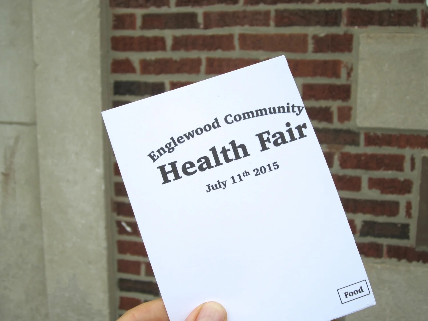 Reiki at the community health fair. 