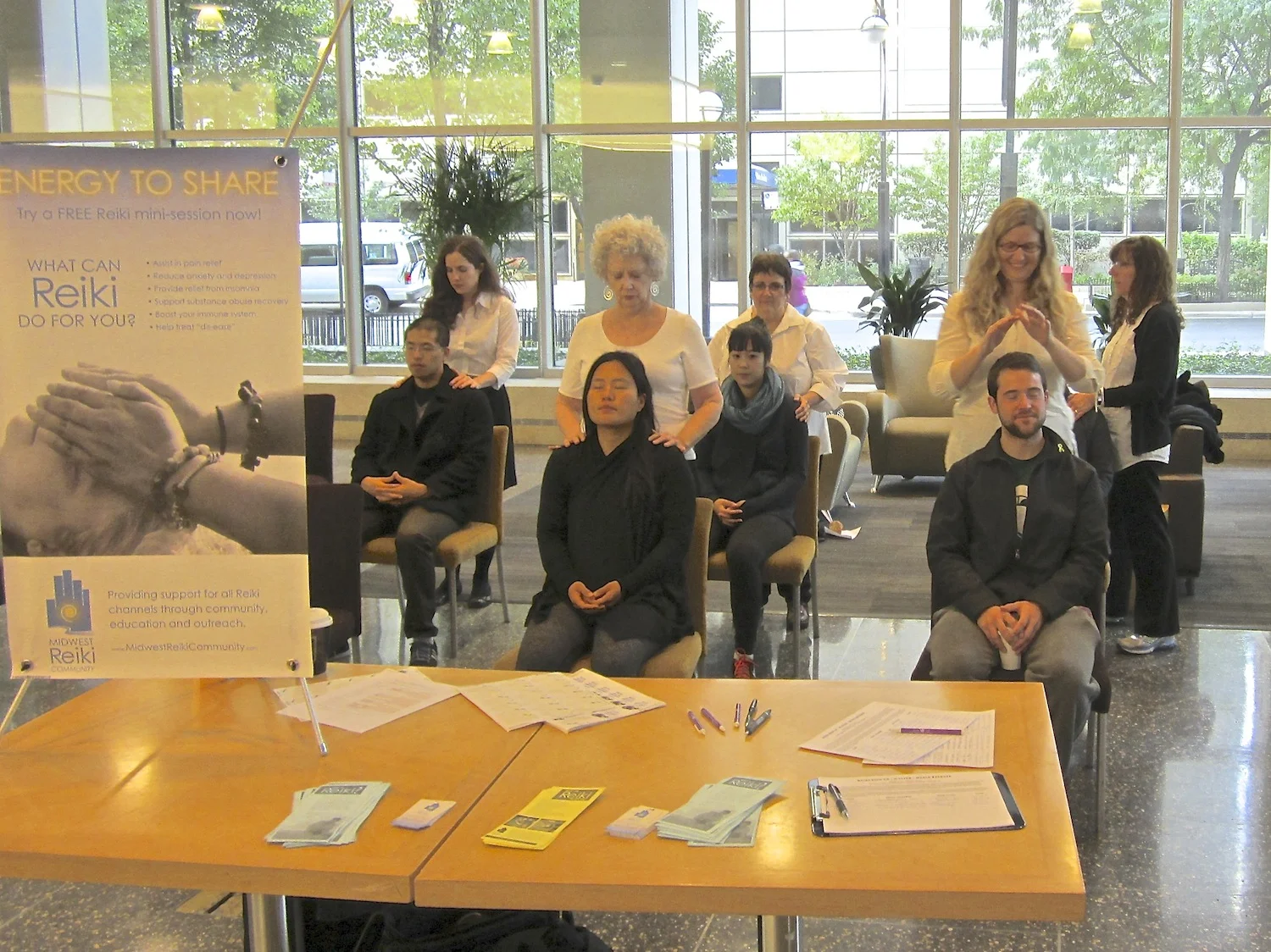 Offering Reiki to Medical Students—Priceless reactions!