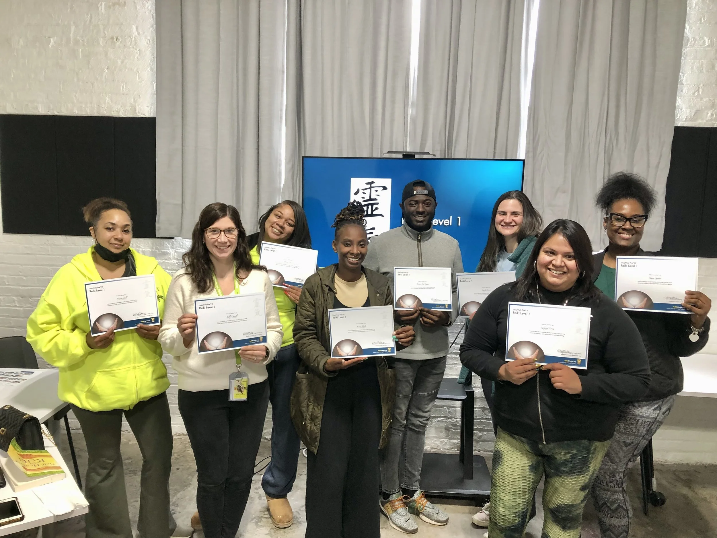 Reiki Class for INVC and SOS Children's Villages Staff