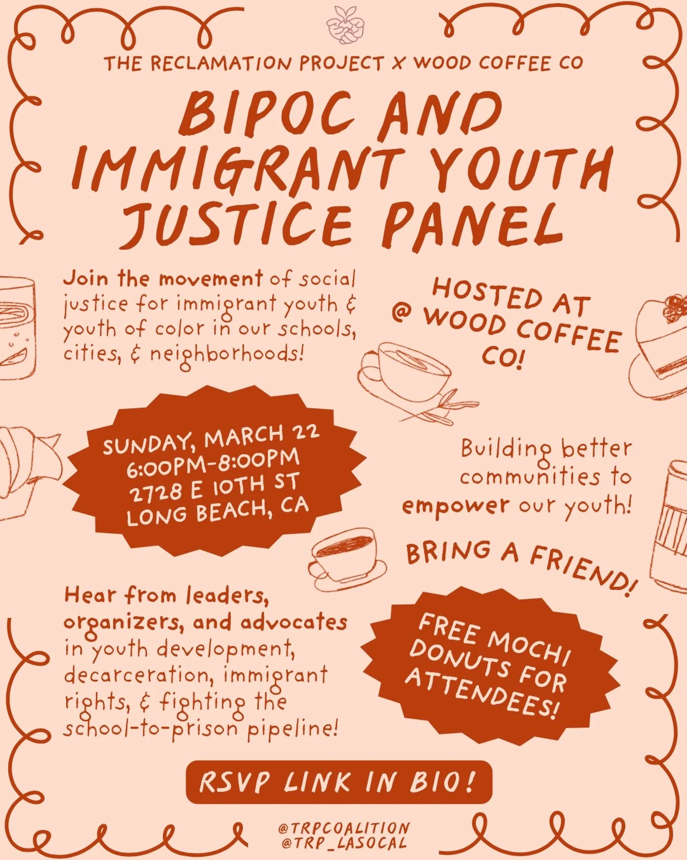 ONE WEEK OUT! REGISTER NOW! 🌞🌇🫶 Join the movement of social justice for immigrant youth &amp; youth of color in our schools, cities, &amp; neighborhoods! 🦋❤️&zwj;🔥

​​FREE MOCHI DONUTS FOR ALL ATTENDEES! 🍩🍡🍓🍰🍵 BRING YOUR FRIENDS!

​Hear fro