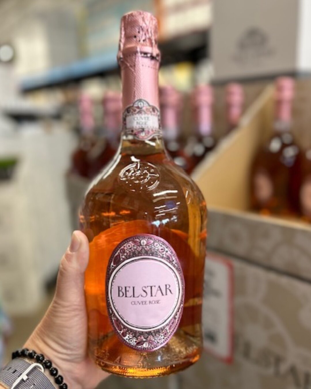 Whoever coined the term 'ros&eacute; all day' was a freaking genius 🍷. Today we'll be sipping on Belstar Sparkling Cuvee Ros&eacute;. A unique and tasty sparkler that's fresh,  juicy + somewhat sweet, it's filled with notes of citrus, licorice, melo
