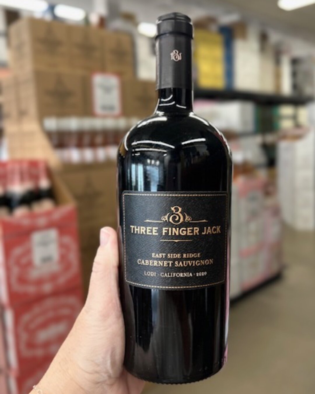 A little bit sweet and a little bit spicy...just like us. We're big fans of this Three Finger Jack Cabernet. It's bursting with flavors of black plums and cherries spiced with coffee and black pepper. A great price at just $6.99 with the purchase of 