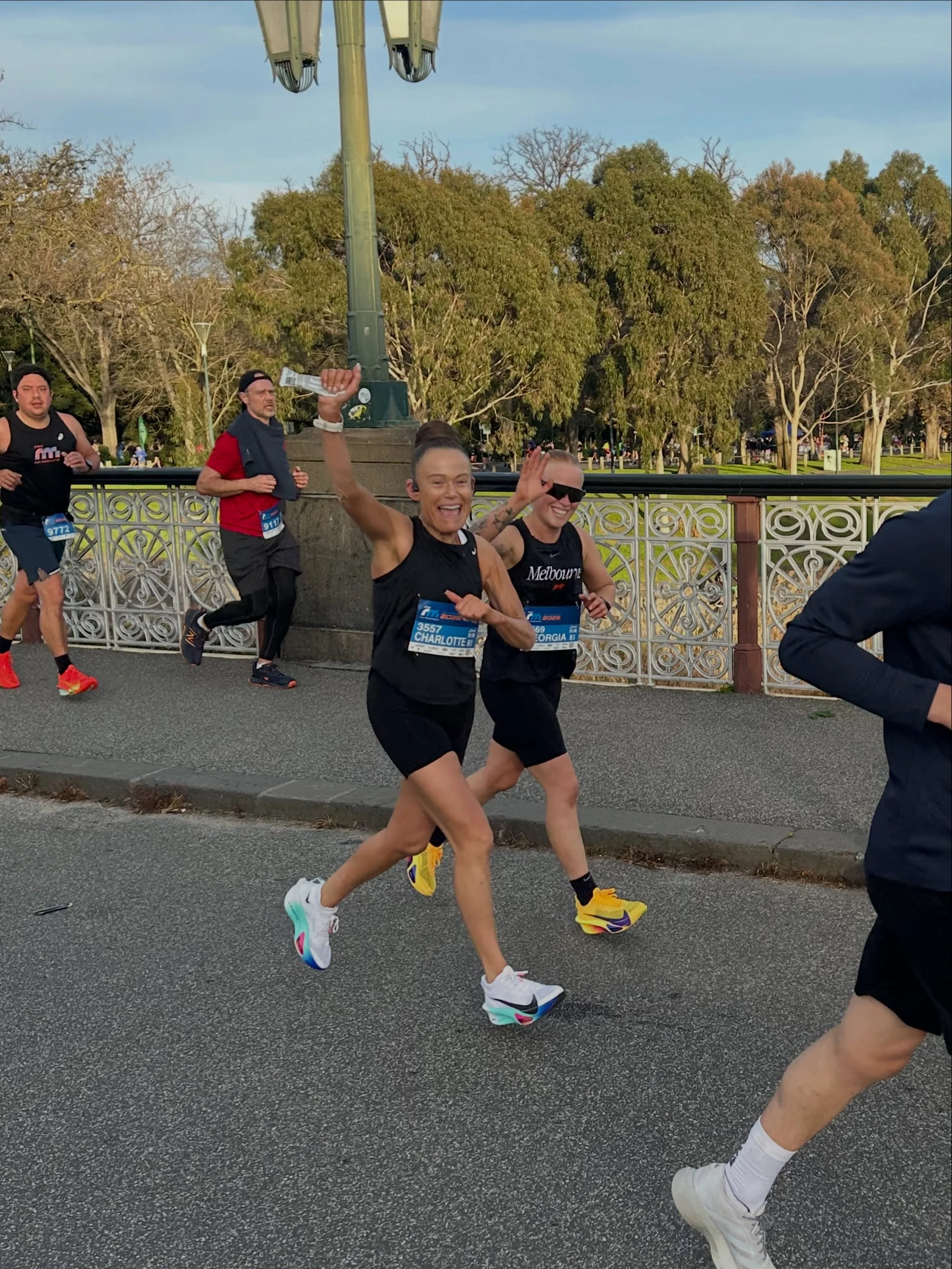 PB1 Weekend Wrap Up

Run Melbourne Half Marathon

Georgia 
Fantastic run by Georgia today coming away with a 7min PB finishing in 1:54:44, first time ever going sub 2! Now bring on Melbourne Marathon!

Charlotte 
Another impressive HM performance fro