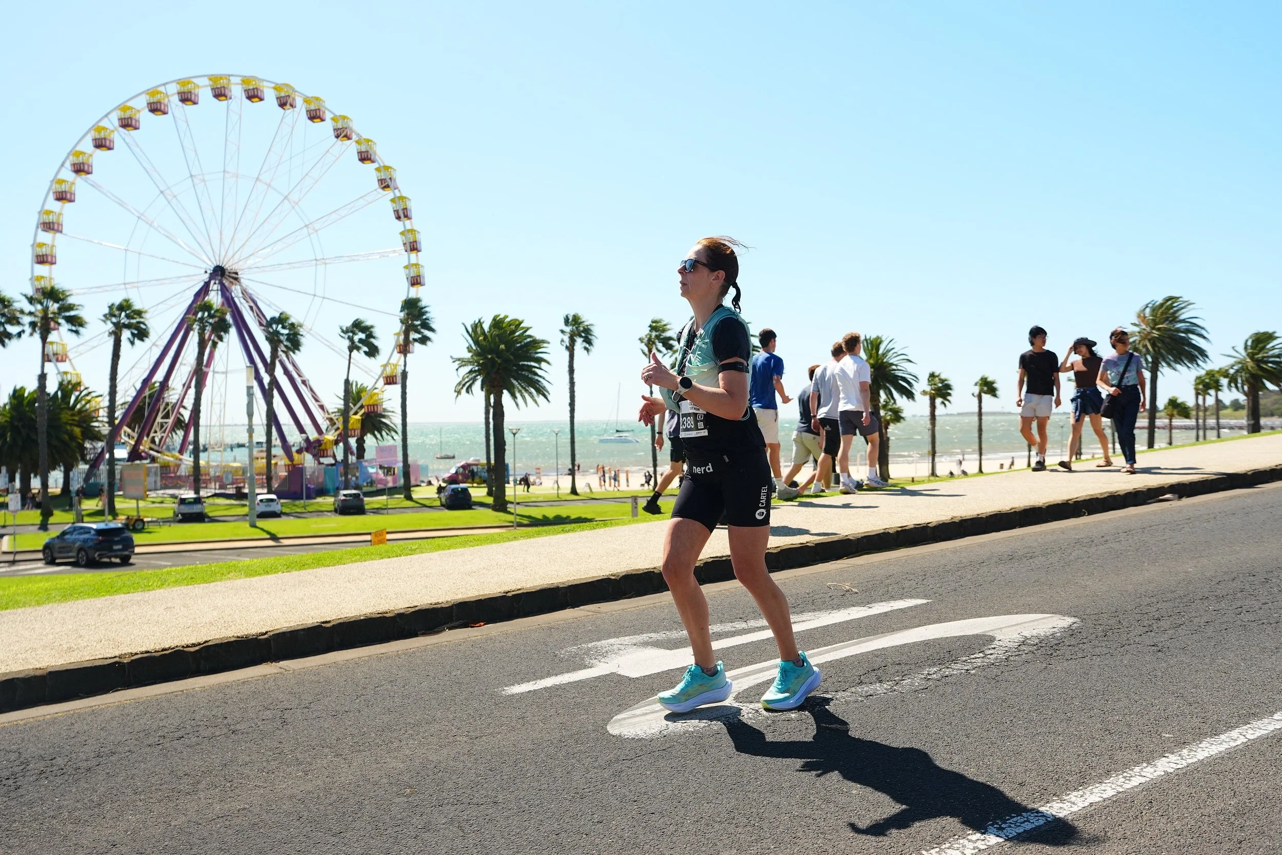 PB1 Weekend Wrap Up

DAWN - Marathon 
A hot and tough day out for Dawn in the marathon today. Even when things weren&rsquo;t quite going her way she still battled on adding another marathon finish in 4:54 to her resume. Awesome stuff Dawn!

ELLIE - 6