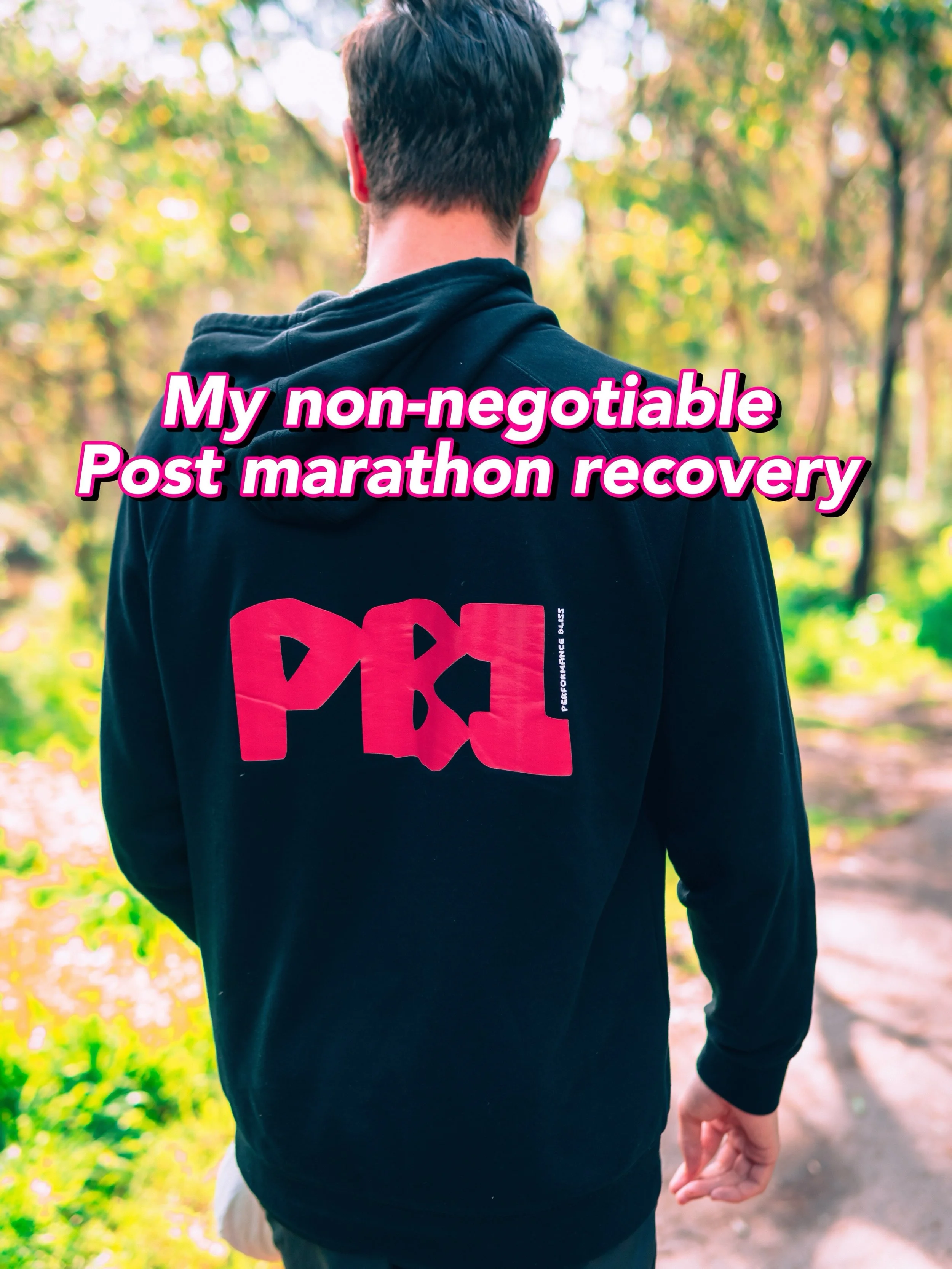 Simple advice yet crucial in an athletes recovery after a marathon. 

10-14 DAYS NO RUNNING 

And for me that&rsquo;s none at all, no jogging, nothing at all when it comes to specifically running. 

This is because the marathon has a massive toll on 