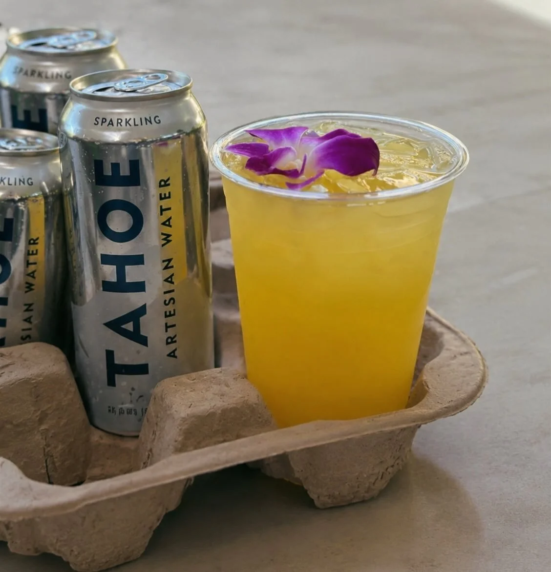 Meet the Pineapple Spritz 🍍

Made with Natalie&rsquo;s 100% pineapple juice, our fresh lemonade, Tahoe Sparkling Artesian Water, and finished with a Hawaiian orchid garnish.

Refreshing doesn&rsquo;t even begin to describe it when creating this drin