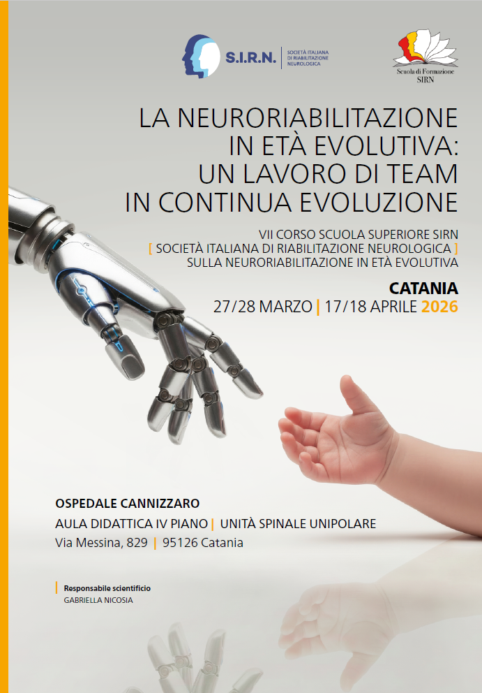 VII Corso Scuola Superiore SIRN sulla neuroriabilitazione in età evolutiva