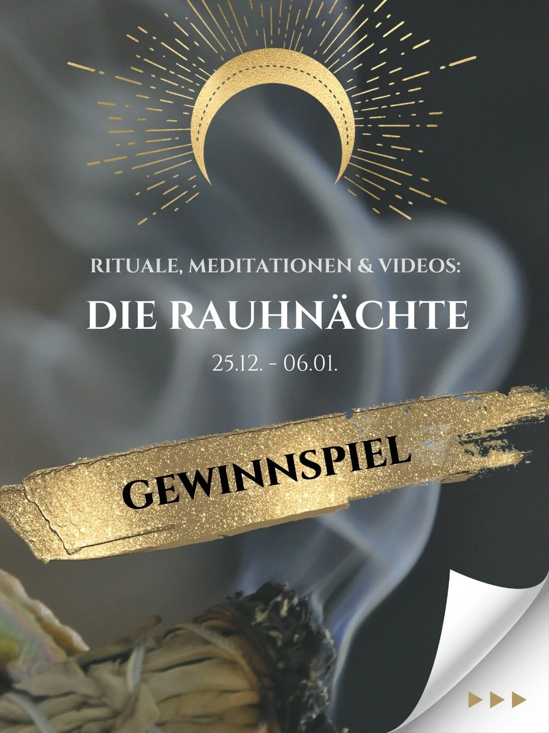 Entgegen dem Black Friday Overload m&ouml;chte ich heute etwas verschenken, das dich einl&auml;dt, zur Ruhe und ganz bei dir anzukommen.

Denn genau darum geht es in den Rauhn&auml;chten: Nicht h&ouml;her, schneller, weiter &ndash; sondern innehalten