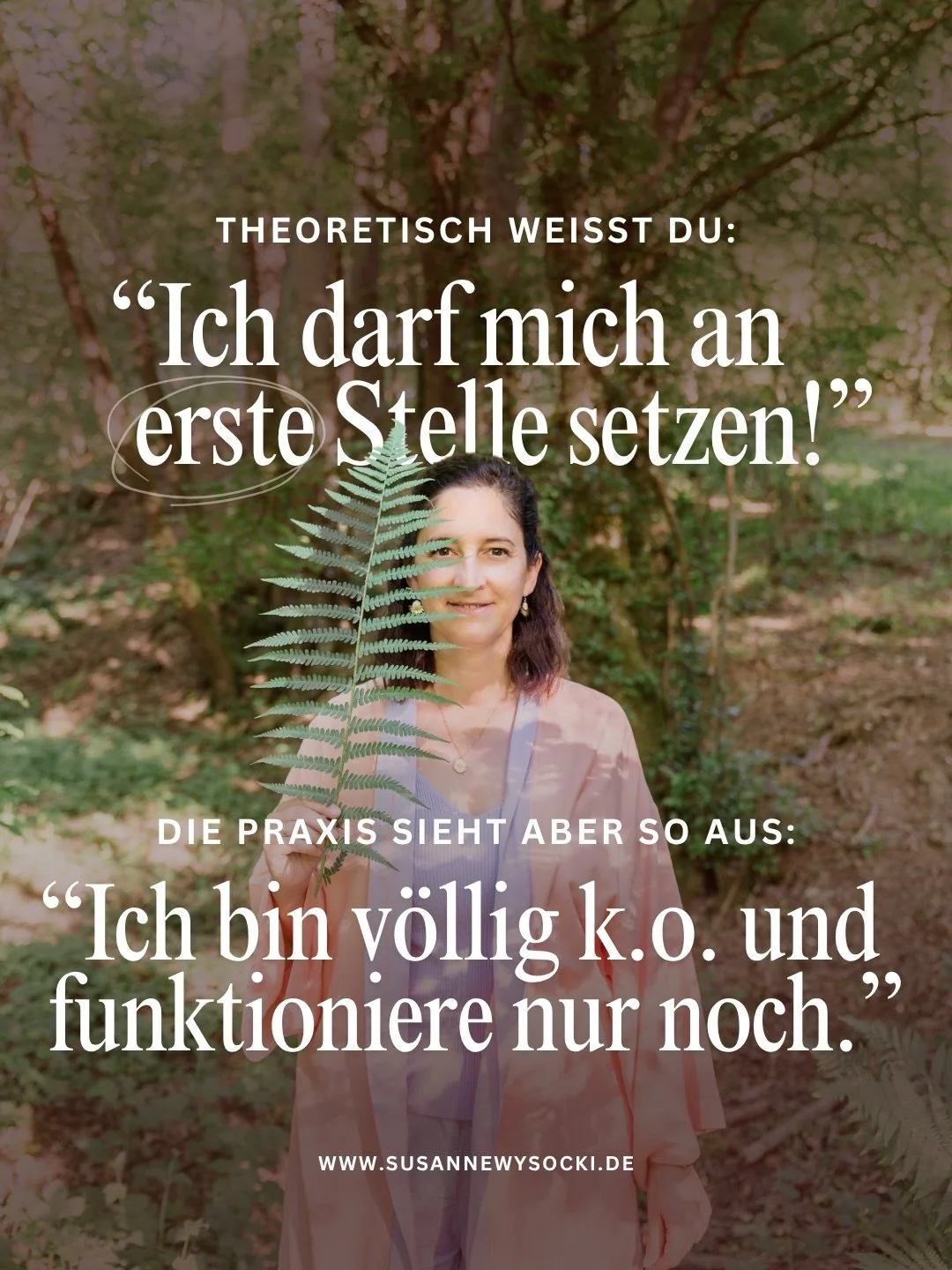Theoretisch wissen wir es alle. Und trotzdem rutschen wir im Alltag immer wieder ans Ende der Priorit&auml;tenliste.

Ich kenne das gerade aus eigener Erfahrung. Zu viel auf dem Schreibtisch, zu wenig Zeit f&uuml;r mich, und die Ziele vom Januar irge