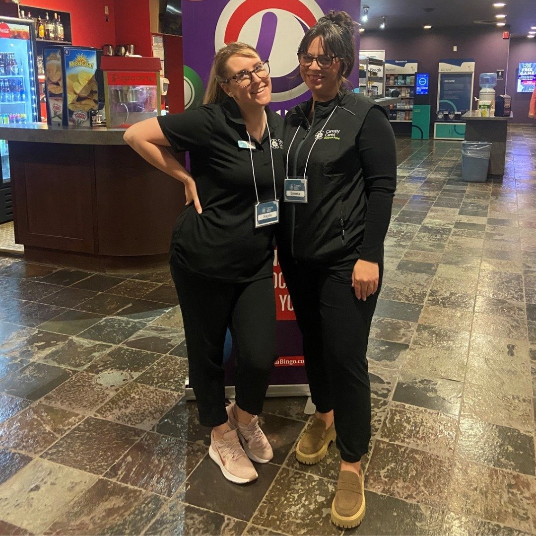 We have been having the best time volunteering with our community partner Delta Bingo &amp; Gaming! 

Did you know that @deltabingoandgaming is hosting a &quot;Drag Bingo Comedy Show&quot; on Saturday, April 27th! Some of Canopy's Social Committee me