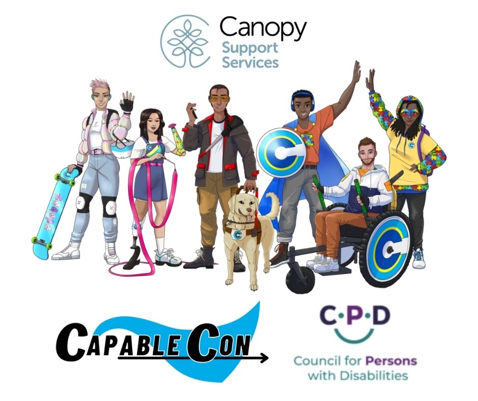 We are SO excited to be back joining Capable Con 2024! 🦸&zwj;♀️🦸&zwj;♂️

Join us for this FREE event on Saturday June 1 from 10-2 at the Venture North Building parking lot!

This year, we are going to be providing a Sensory Tent for those attendees