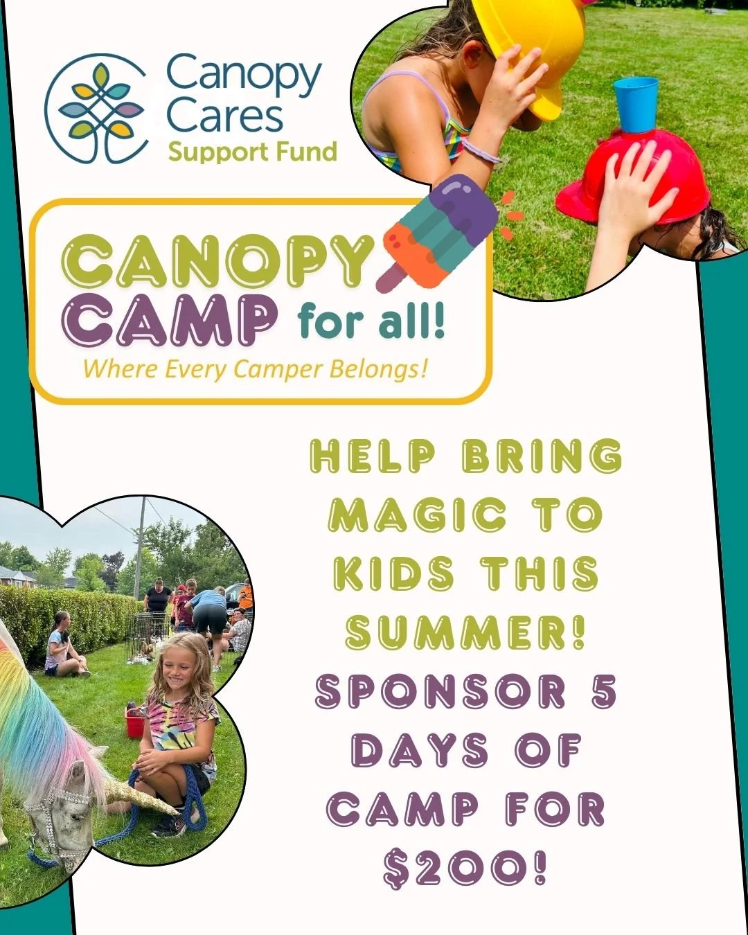 Camp is where friendships begin&hellip; Where independence grows&hellip; But CANOPY CAMP is where every individual is seen, supported, and welcomed just as they are! ❤️ This summer, we have space to welcome more than 60 campers with ASD, FASD or an I