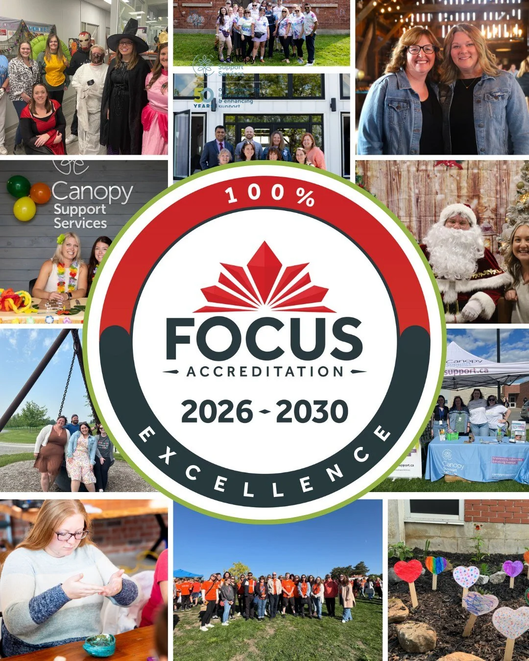 Behind every standard met is a team that makes it possible. ✨ We&rsquo;re proud to share that Canopy Support Services has achieved 100% compliance across all 151 FOCUS Accreditation 2024 standards - a milestone that reflects the dedication, professio