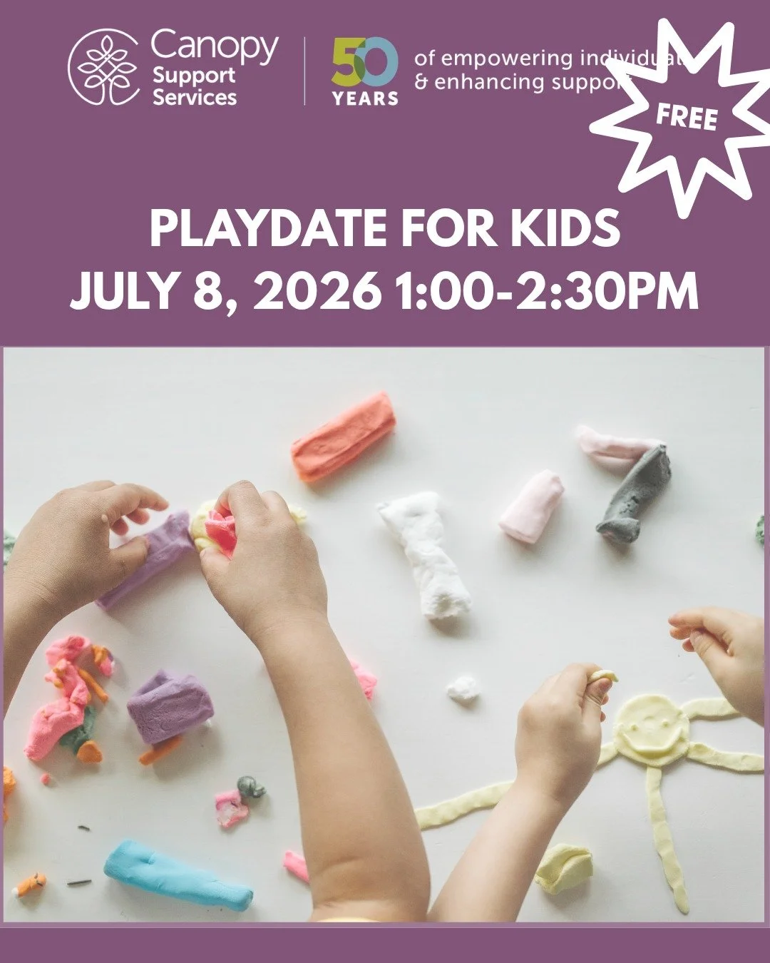 🌟 Autism-Friendly Playdate for Young Children &amp; Caregivers 🎈

Join us for a fun, free, and welcoming playdate designed just for young children on the autism spectrum and their caregivers! 💙 Enjoy a relaxed, child-friendly space where little on