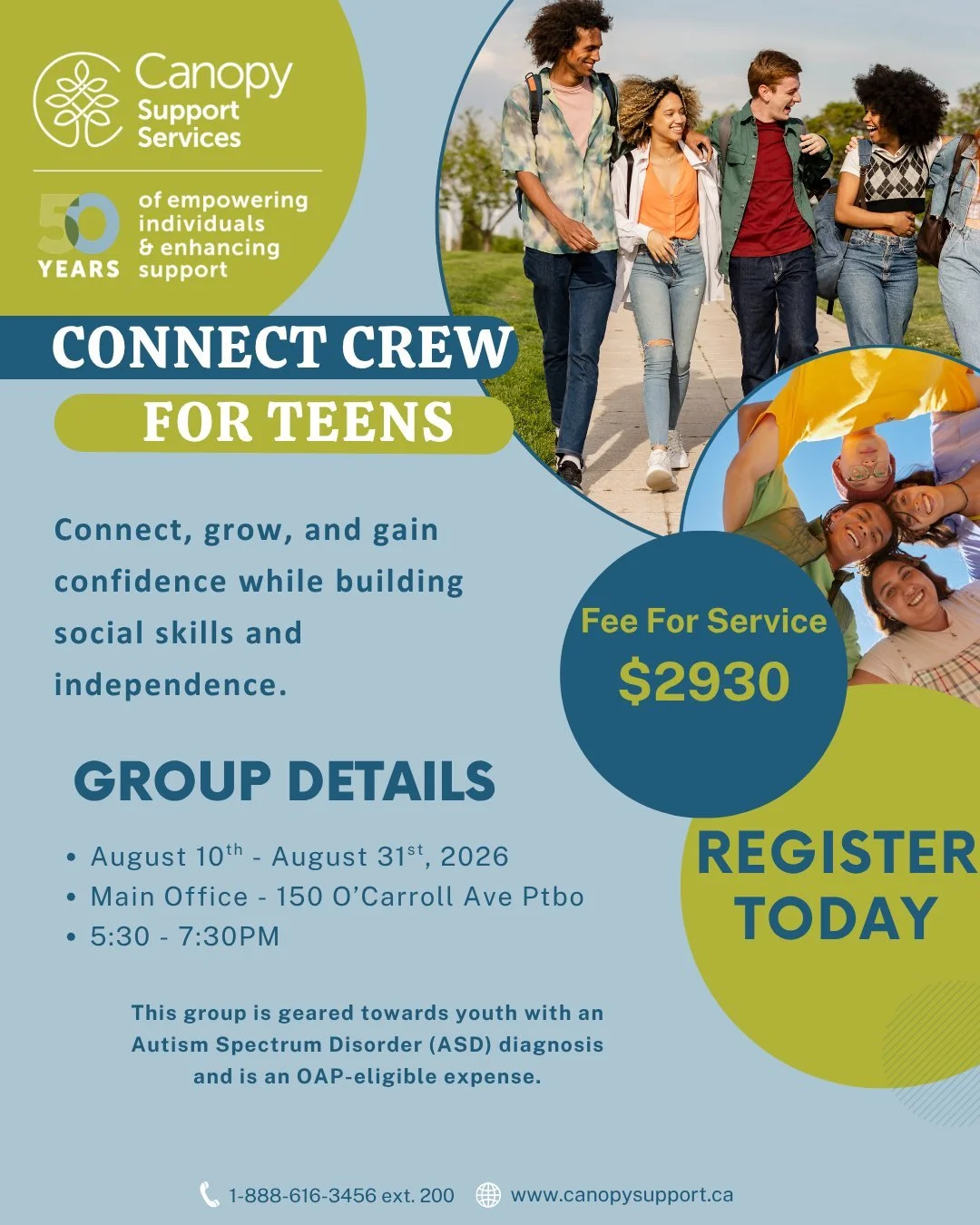 🌟 Community Connections for Teens (13&ndash;17) 🌟 Build confidence, independence, and social skills through fun community outings and real-world experiences! 🍽️ Restaurants 🎨 Pottery painting 🛒 Shopping &amp; money skills 🚌 Public transit train