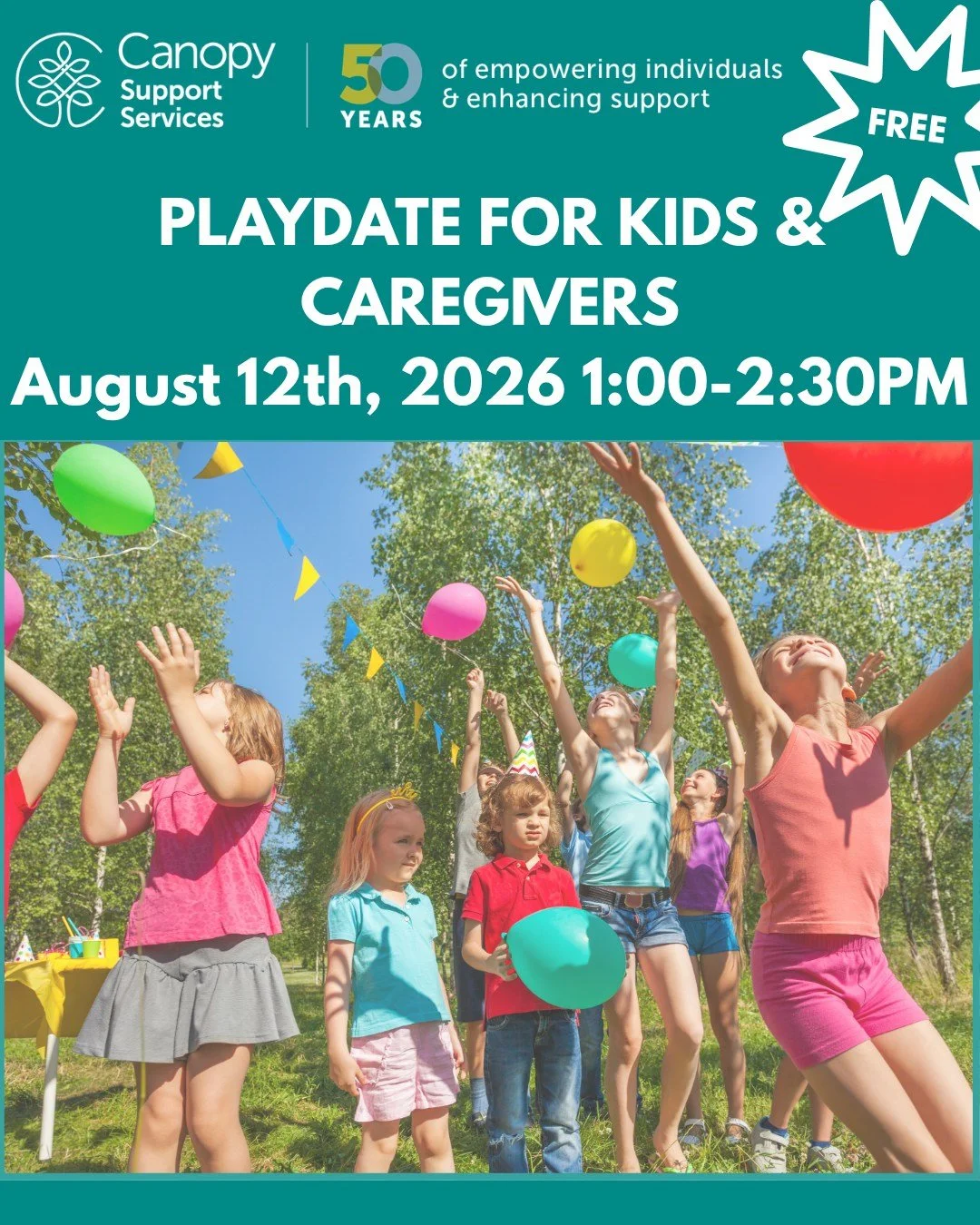 🌟 Autism-Friendly FREE Playdate for Young Children &amp; Caregivers 🎈

Join us for a warm, welcoming, and inclusive playdate designed especially for young children on the autism spectrum and their caregivers. 💙 

🧸 About the Playdate: This playda