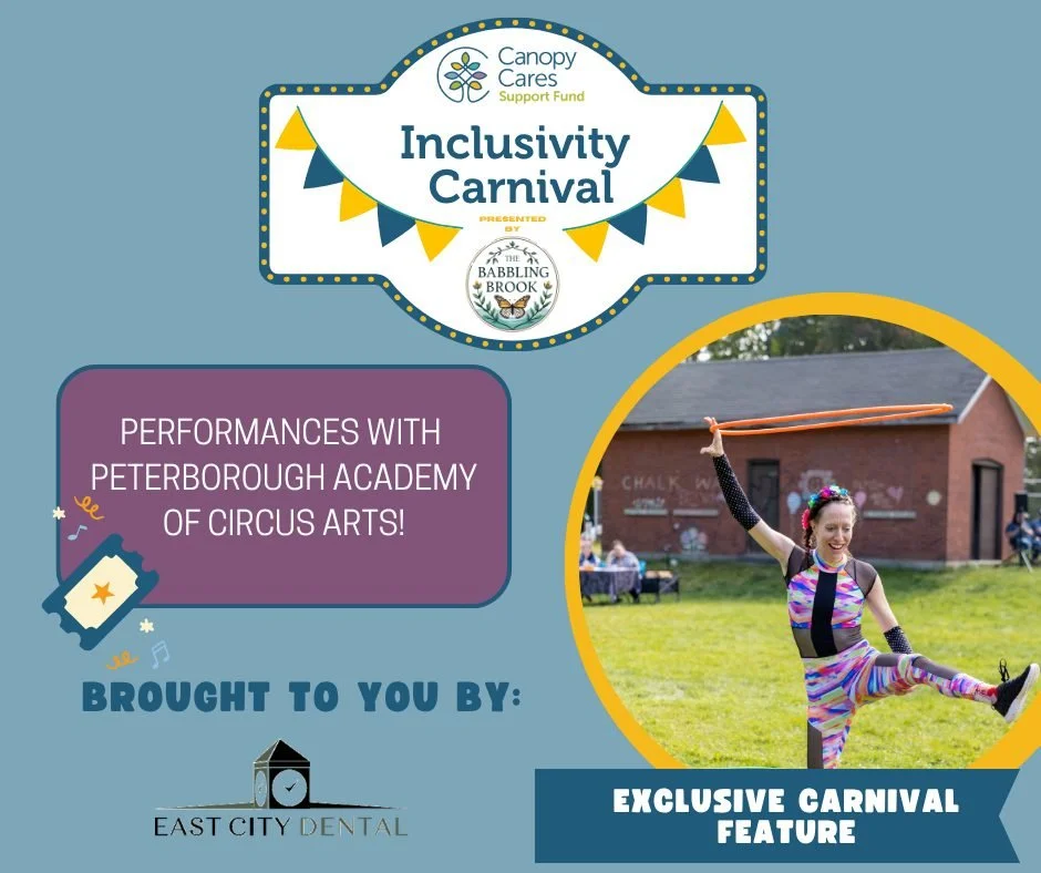 REGISTER NOW FOR THE 2026 INCLUSIVITY CARNIVAL! 🎪🍿🎶

We are thrilled to invite you to our 4th Annual Canopy Cares Inclusivity Carnival - a joyful celebration of community, connection, and inclusion!

This event wouldn't be possible without the con