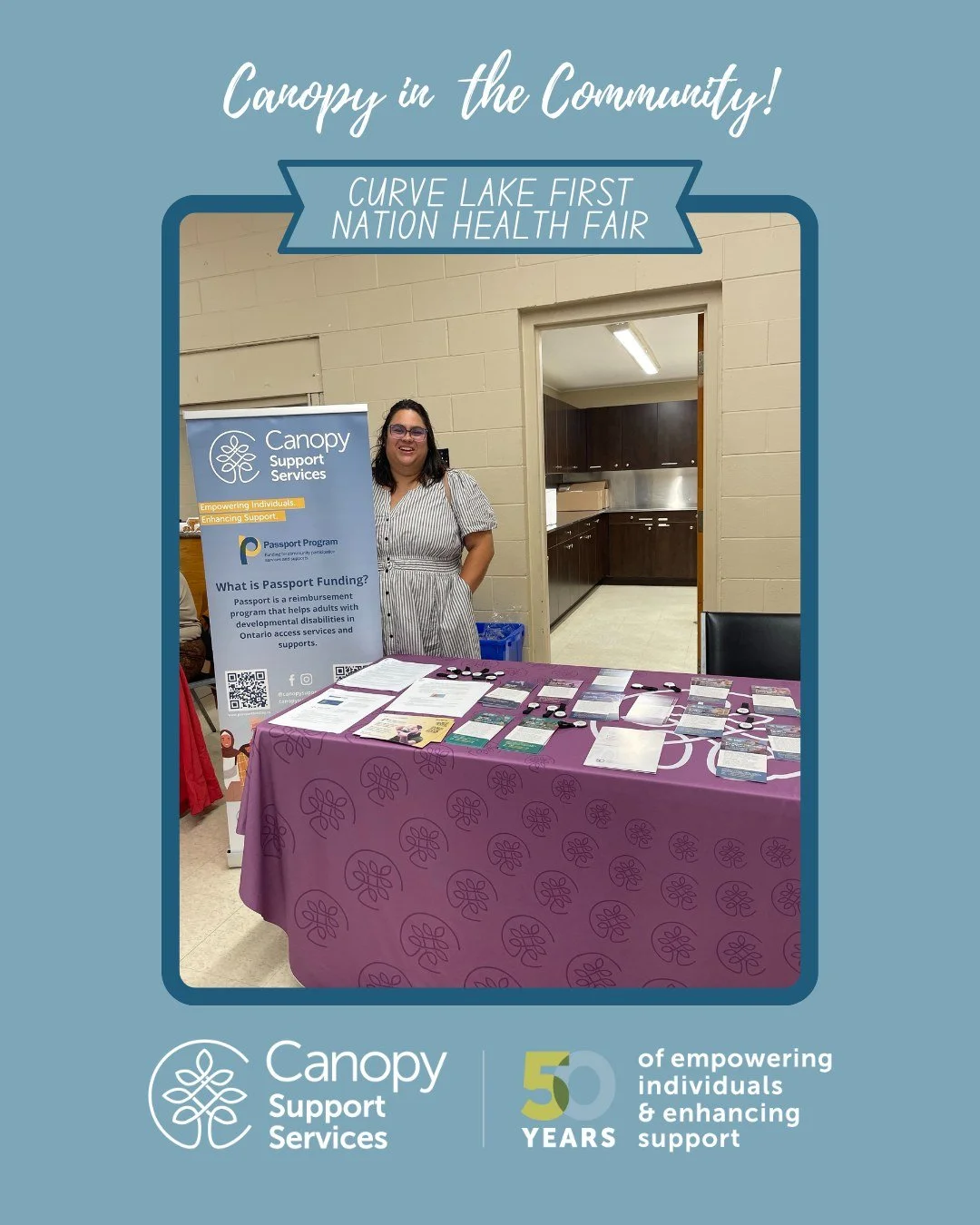 What a great day at the Curve Lake First Nation Health Fair! 🎉 We enjoyed connecting with community members, meeting new faces, and helping people get connected to the supports and services available to them. Thank you to everyone who stopped by! 💙