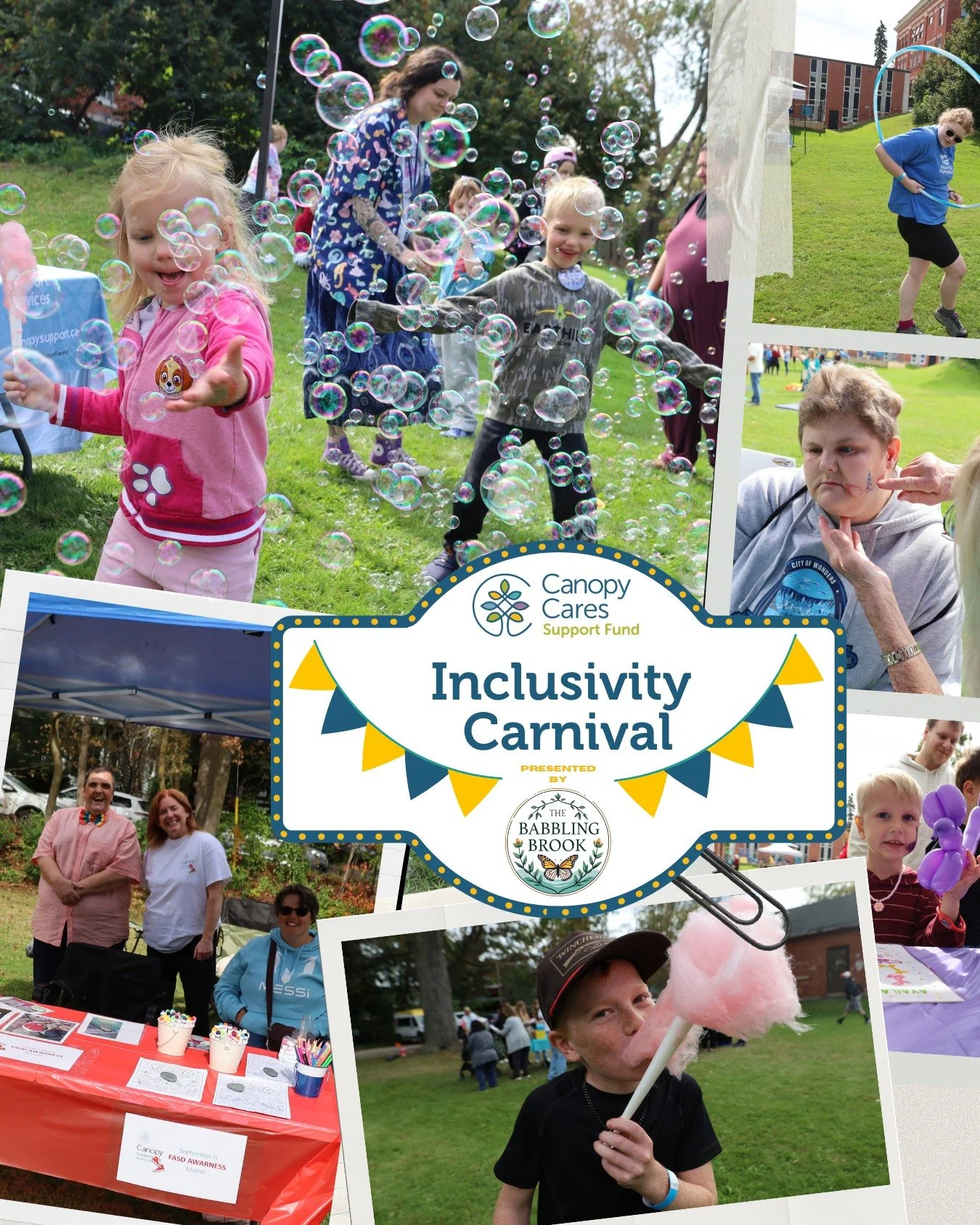 🎉 WOW! What an incredible day at our 4th Annual Inclusivity Carnival! 🎉
With 257 registered attendees and more than $5,000 raised, our community once again showed the power of inclusion, connection, and belonging.
A huge THANK YOU to our sponsors, 