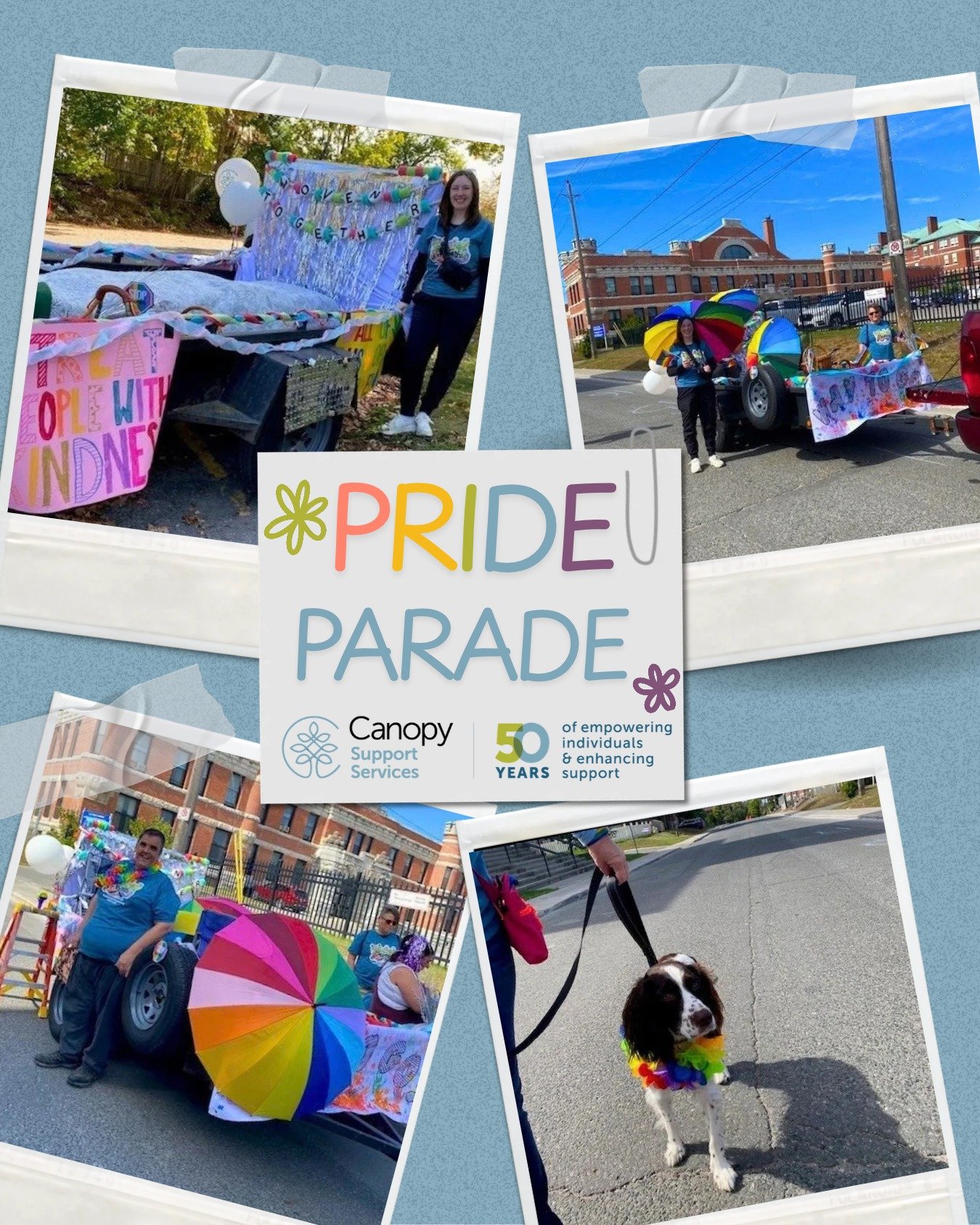 🌈 We were proud to walk in the Peterborough-Nogojiwanong Pride Parade on September 26th, celebrating diversity, inclusion, and the strength of our community. At Canopy Support Services, we believe everyone deserves to be seen, valued, and supported 