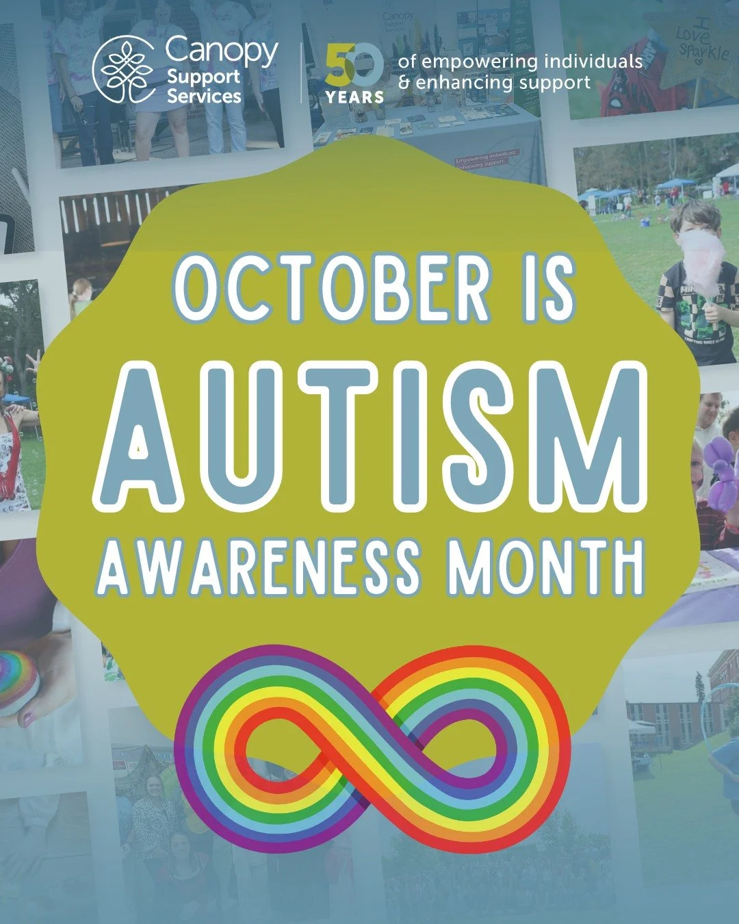 October is International Autism Awareness Month, a time to recognize and celebrate autistic individuals while increasing understanding of autism and the importance of accessible, inclusive supports.

Our Autism Services Program is dedicated to delive
