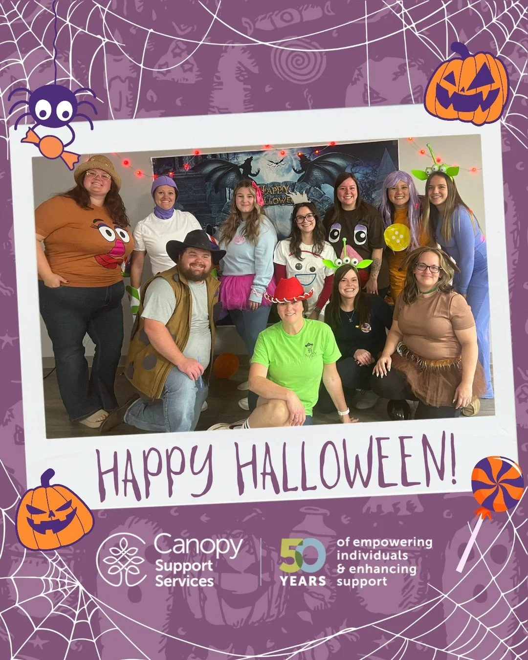 🎃 Happy Halloween from Canopy Support Services!

This week, our Autism Services team enjoyed a spook-tacular Trick or Treat event filled with creative costumes, festive activities, and plenty of Halloween fun. It was a wonderful opportunity for chil