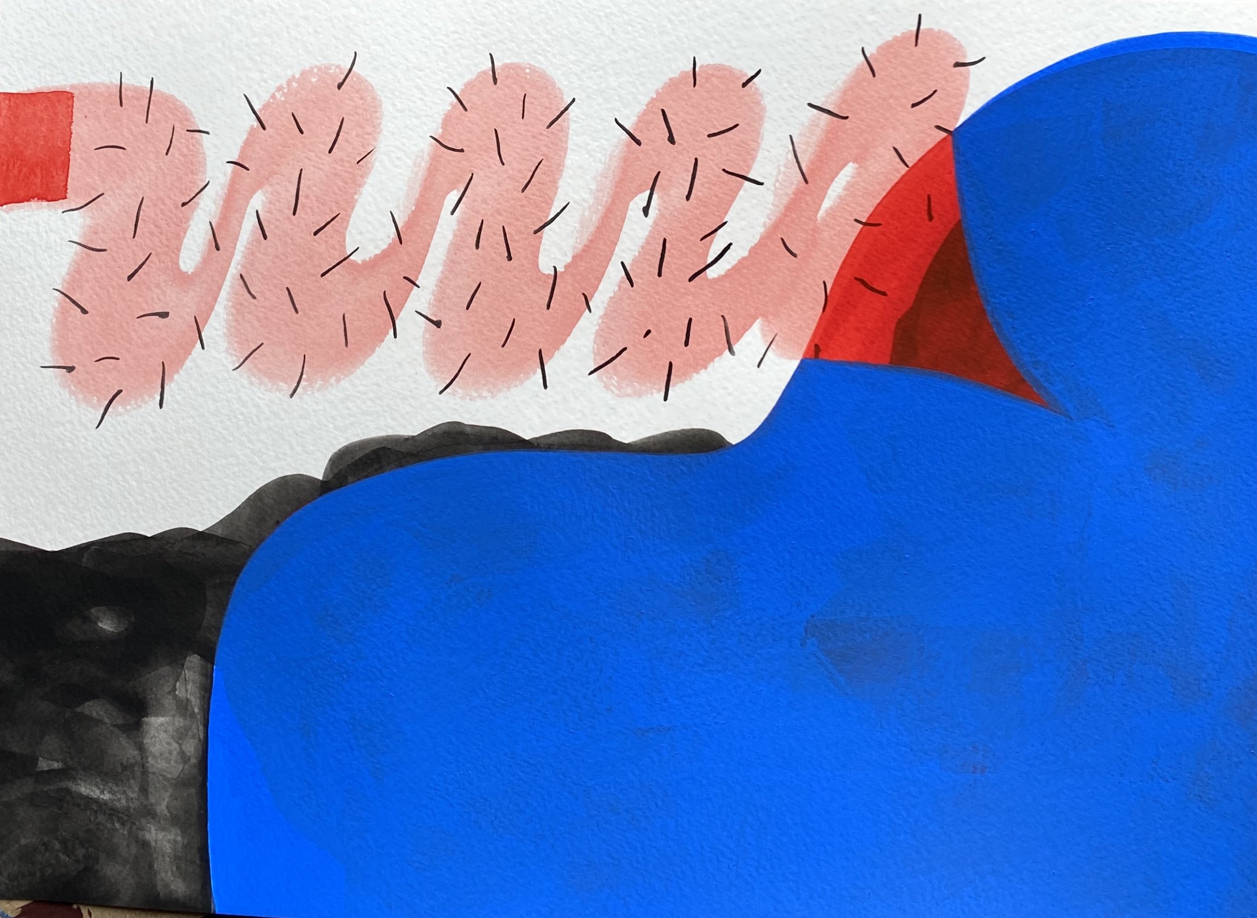 Fast Forward 2020, 21 x 29.7cm, Vinyl Emulsion on 360gsm Paper