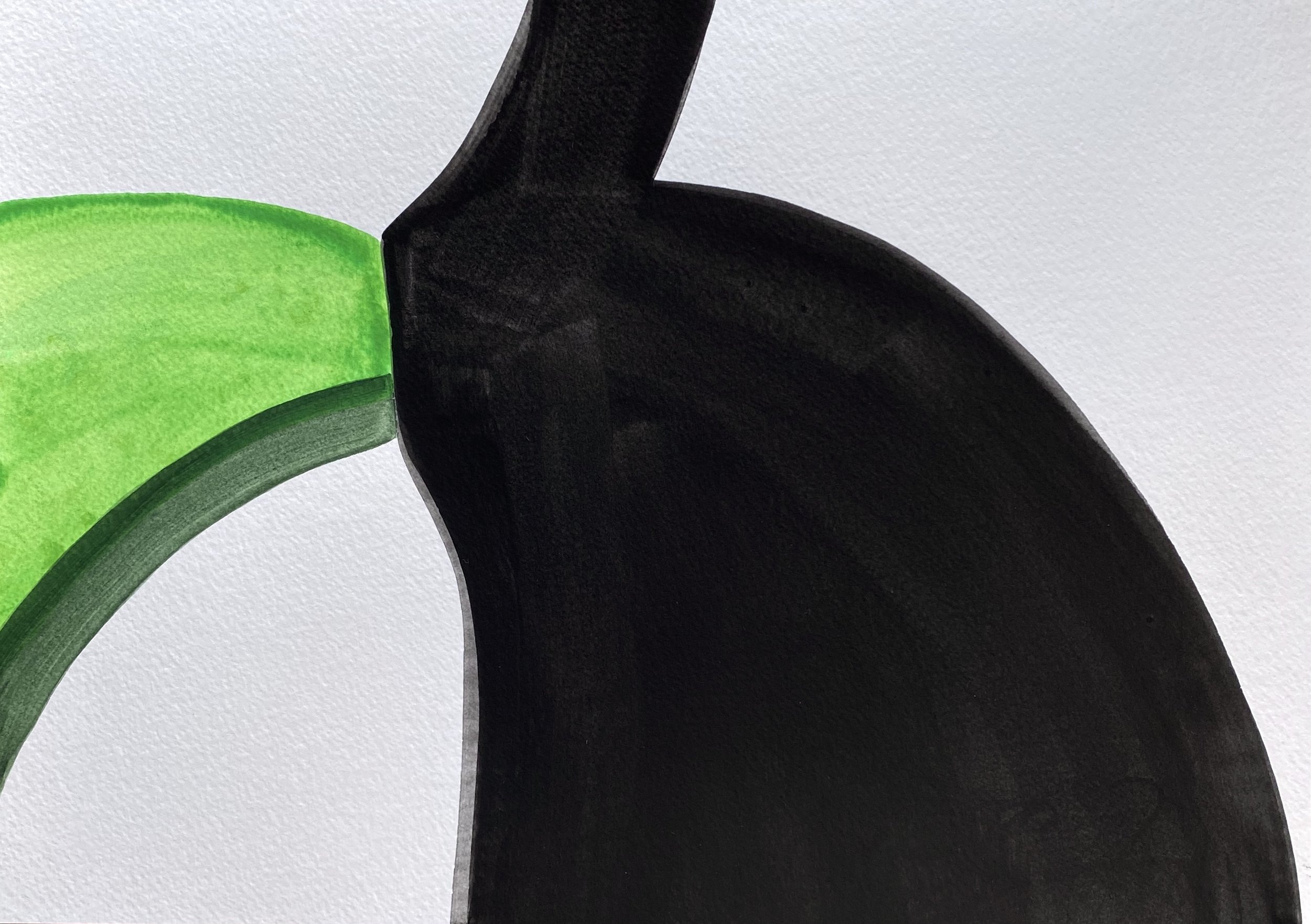 Green Machine 2020, 21 x 29.7cm, Vinyl Emulsion on 360gsm Paper