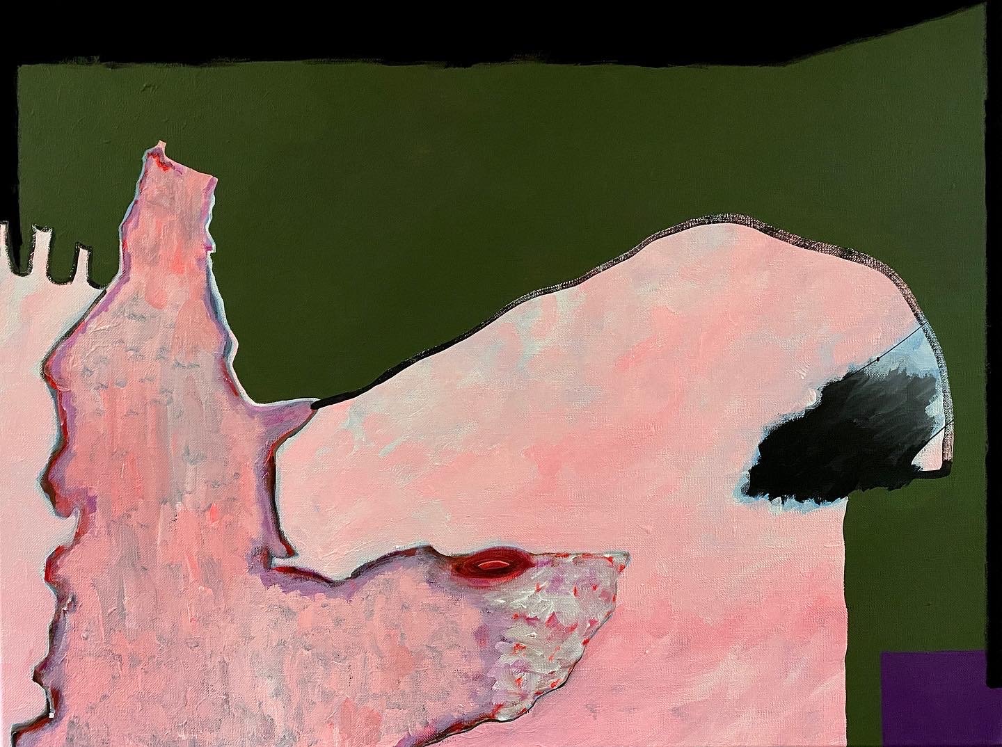 Final Touches, 2022, 60 x 80cm
Vinyl Emulsion & Acrylic on Linen