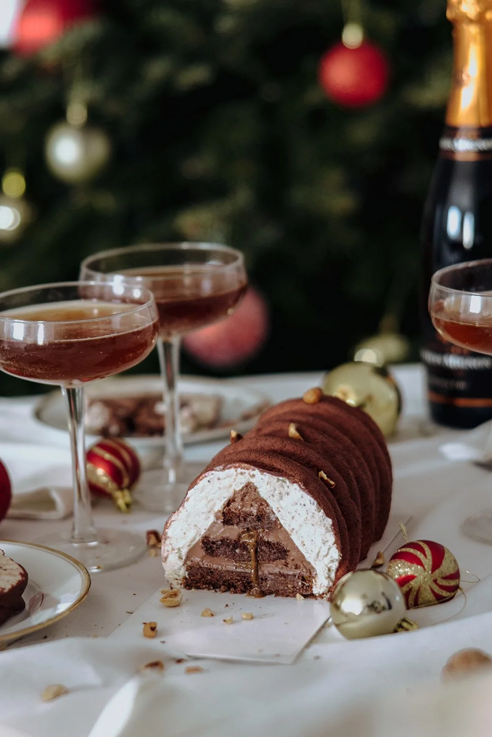 Bûche de Noël artisanale dans les Landes | Chef Rémi Blanpoil