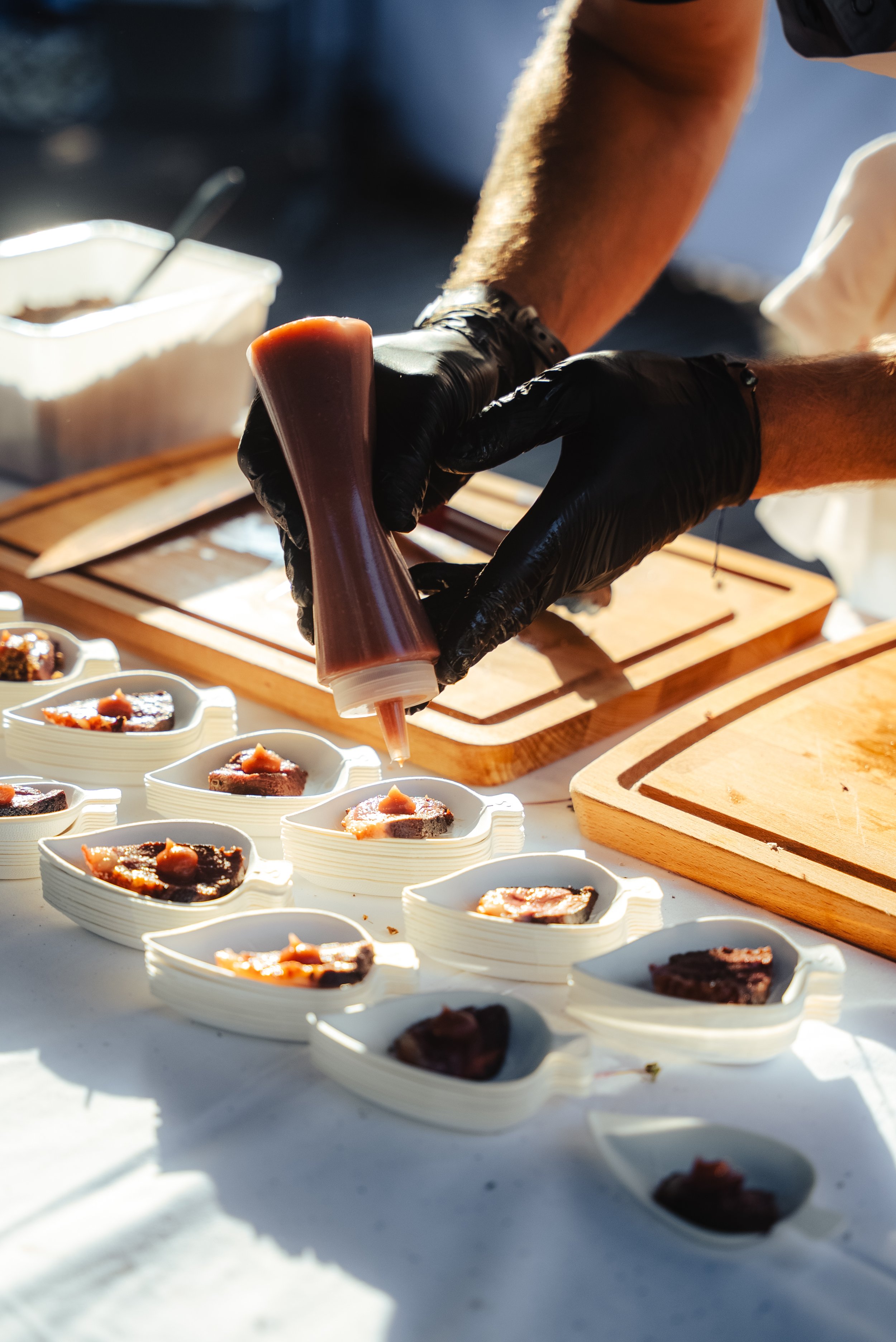 Cocktail dinatoire gastronomique chef privé pour événement entreprise dans les Landes