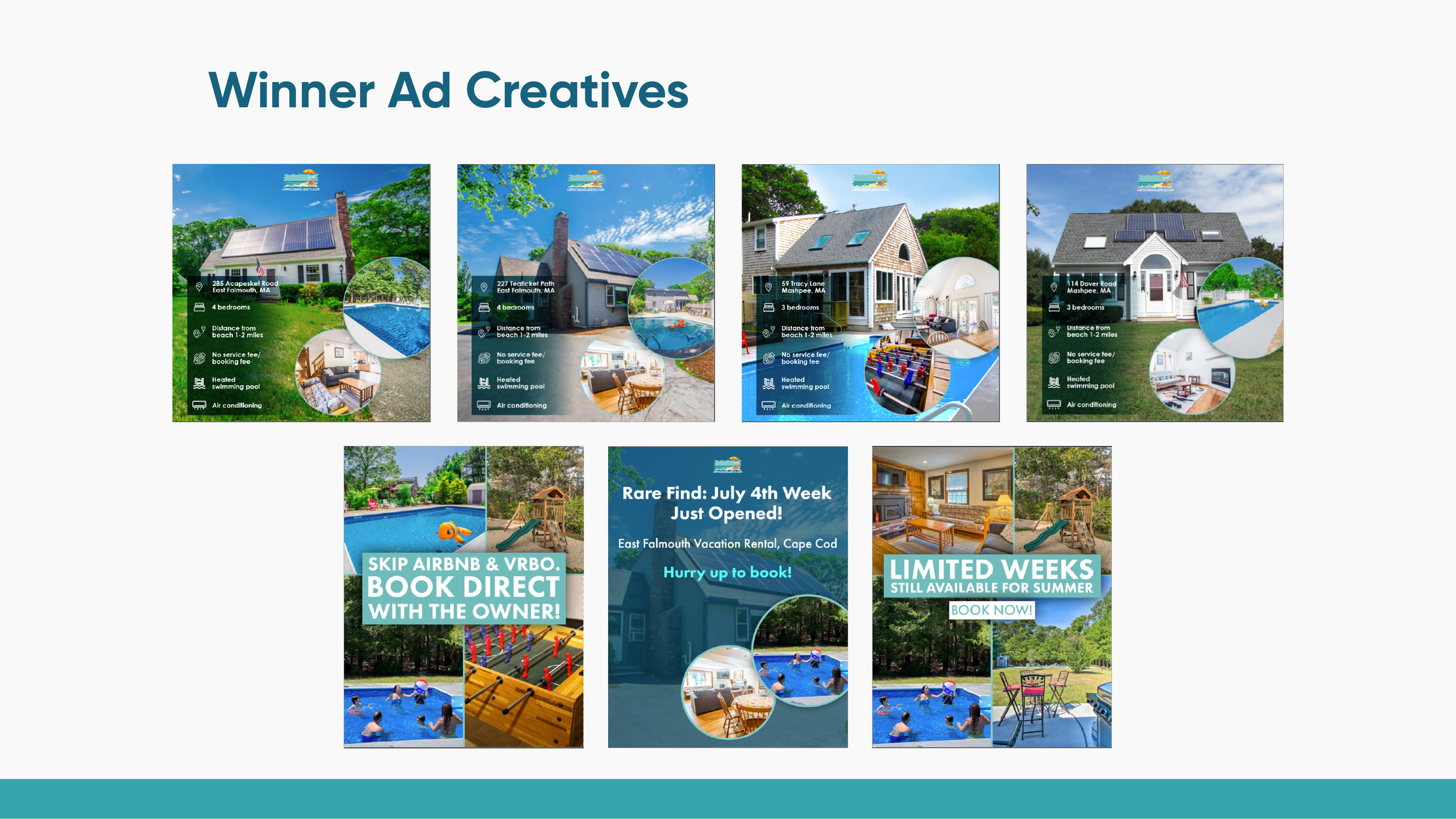 Cape Cod Holidays Meta Ads Case Study